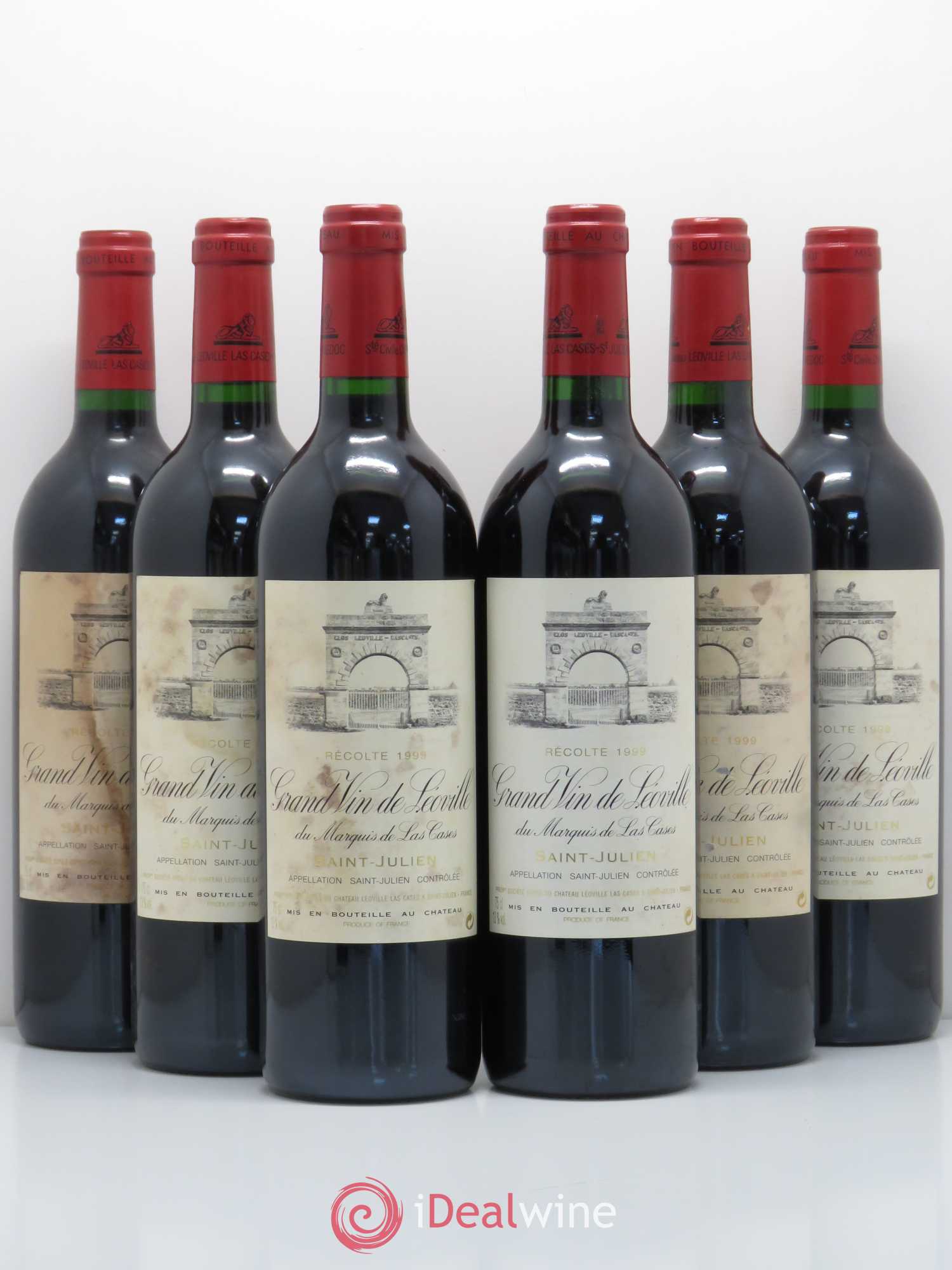 Château Léoville Las Cases 2ème Grand Cru Classé 1999 - Lot de 6 bouteilles - 0