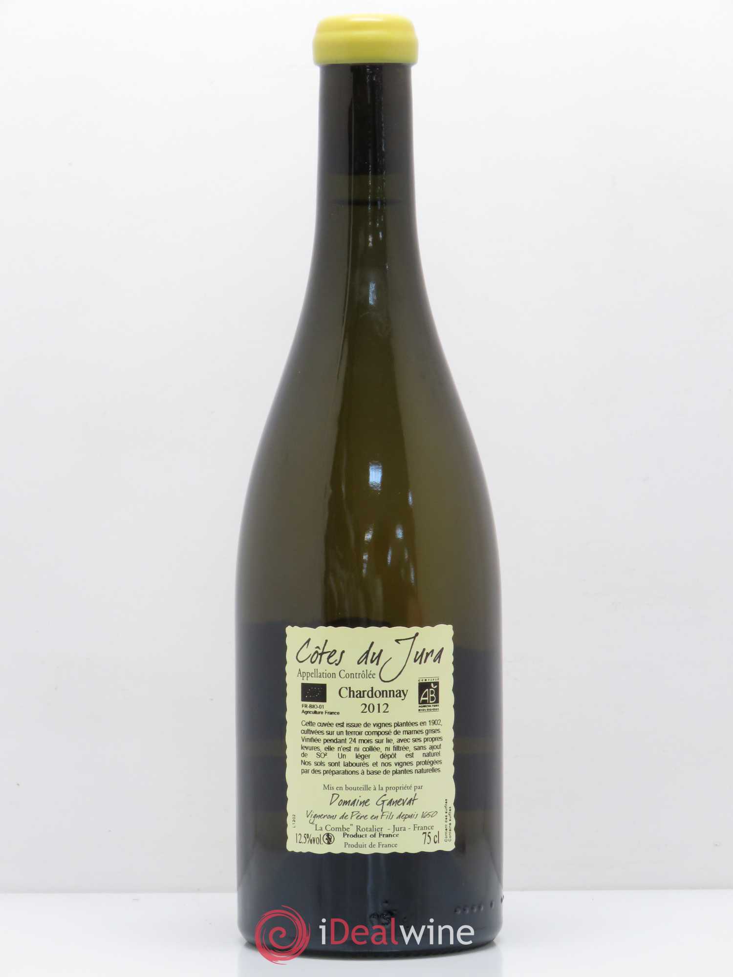 Côtes du Jura Les Chalasses Vieilles Vignes Jean-François Ganevat (Domaine) 2012 - Lot de 1 bouteille - 1