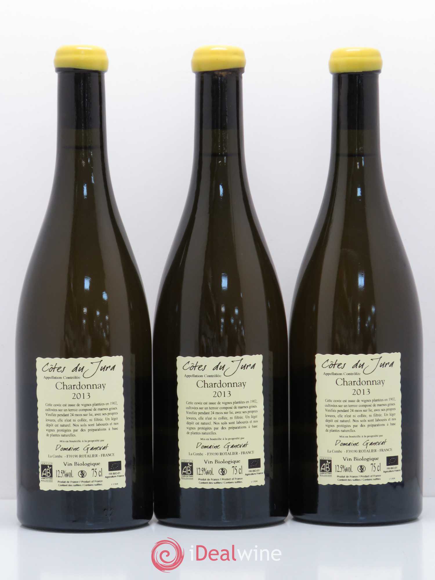 Côtes du Jura Les Chalasses Vieilles Vignes Jean-François Ganevat (Domaine) 2013 - Lot de 3 bouteilles - 1