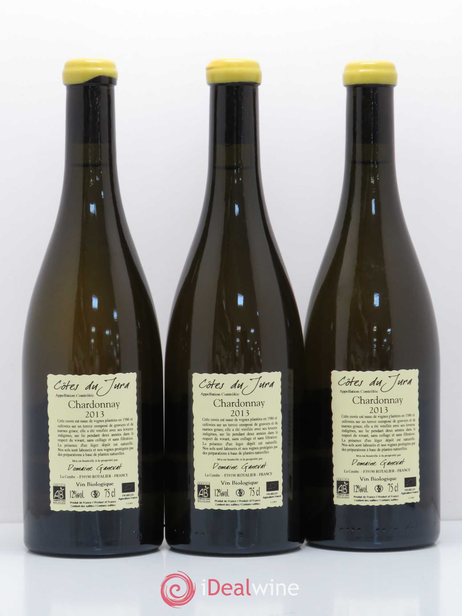 Côtes du Jura Cuvée Florine Jean-François Ganevat (Domaine) 2013 - Lot de 3 bouteilles - 1