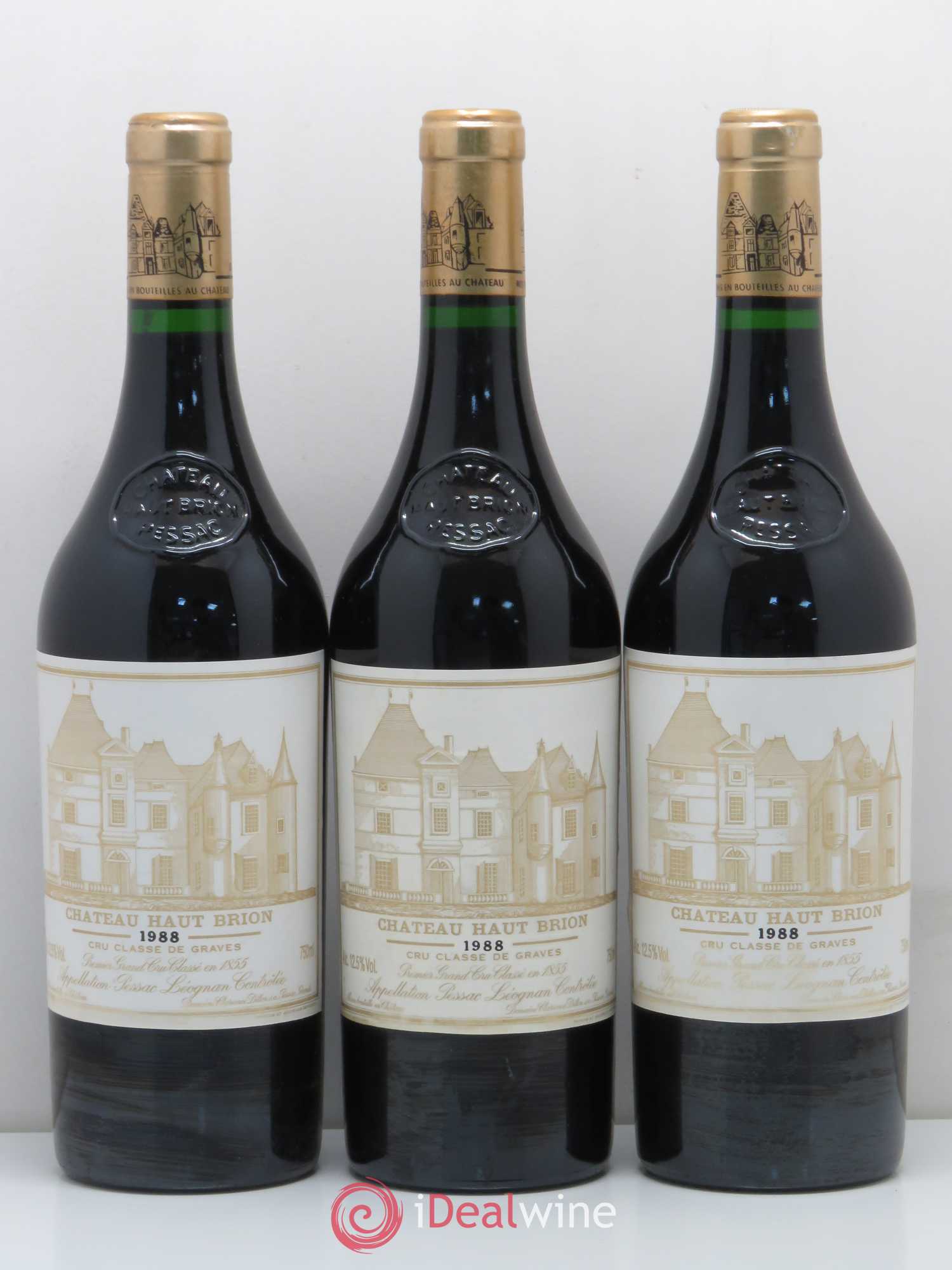 Château Haut Brion 1er Grand Cru Classé 1988 - Lotto di 12 bottiglie - 2