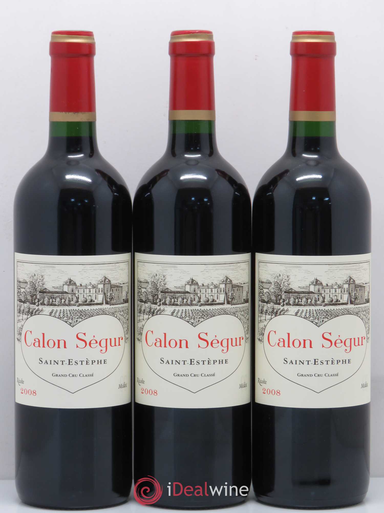 Château Calon Ségur 3ème Grand Cru Classé 2008 - Lot de 12 bouteilles - 2