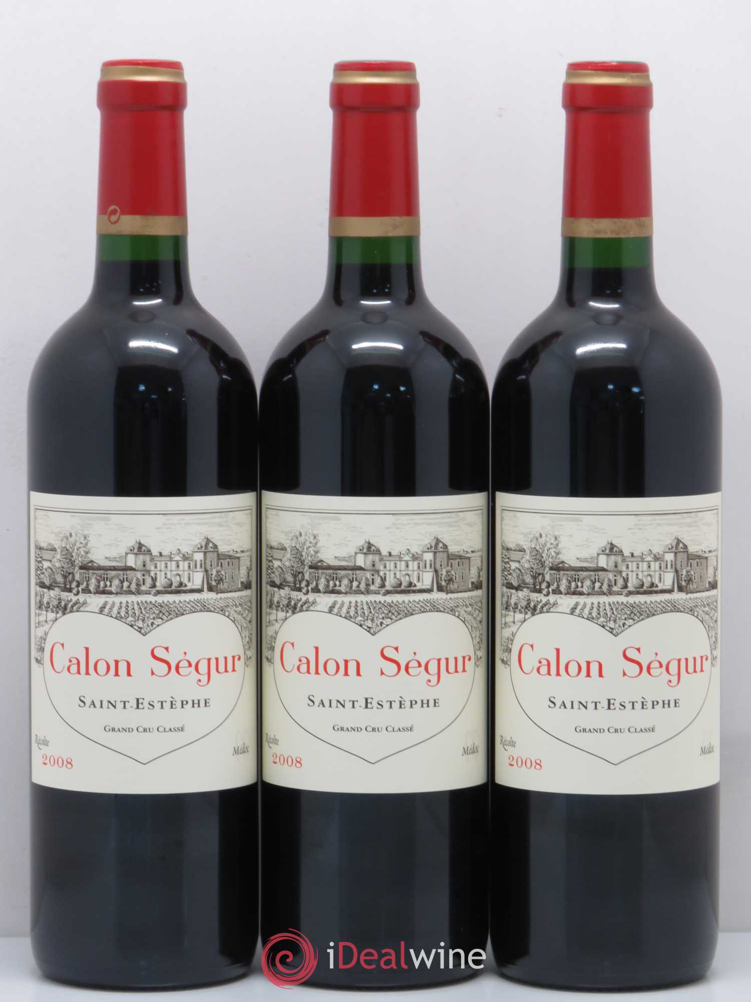 Château Calon Ségur 3ème Grand Cru Classé 2008 - Lot de 12 bouteilles - 3