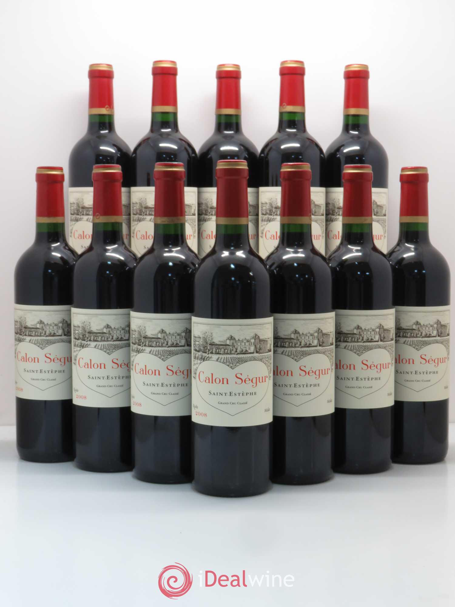 Château Calon Ségur 3ème Grand Cru Classé 2008 - Lot de 12 bouteilles - 0