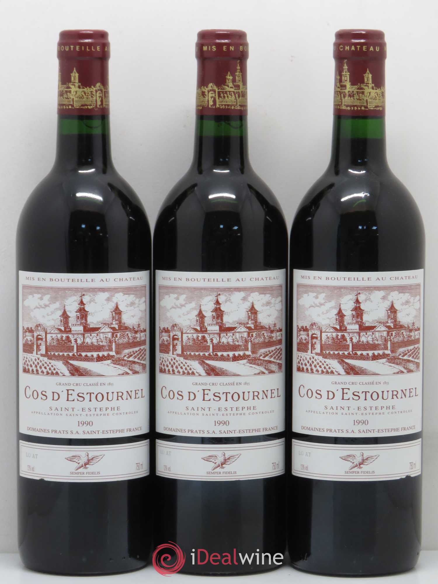 Cos d'Estournel 2ème Grand Cru Classé 1990 - Lot de 12 bouteilles - 1