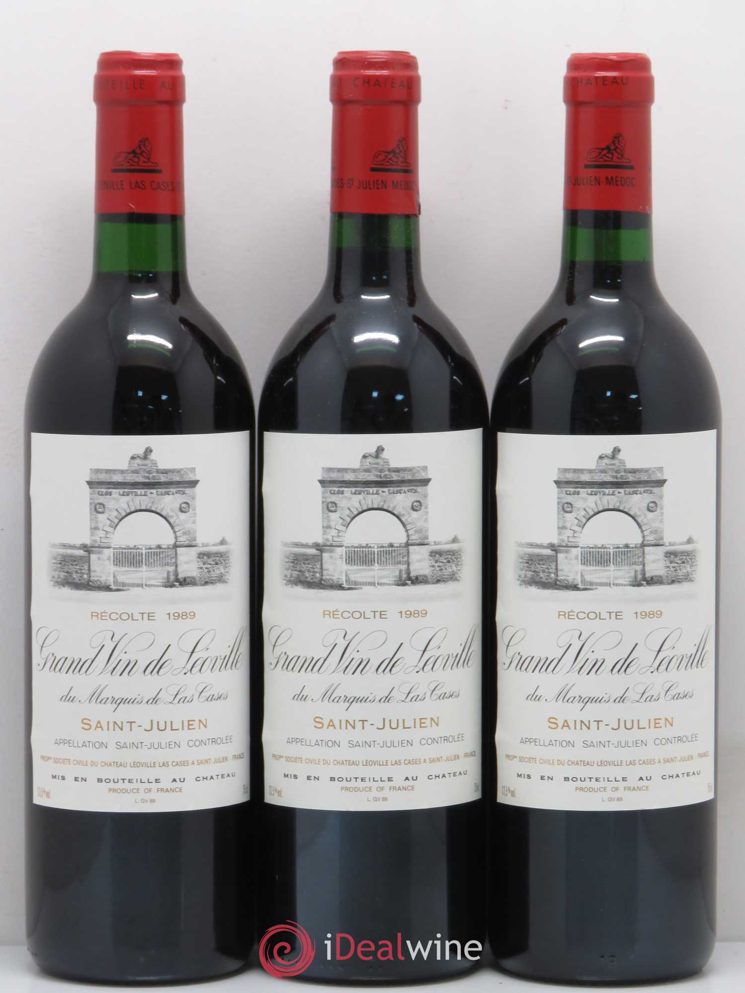 Château Léoville Las Cases 2ème Grand Cru Classé 1989 - Lot de 12 bouteilles - 2