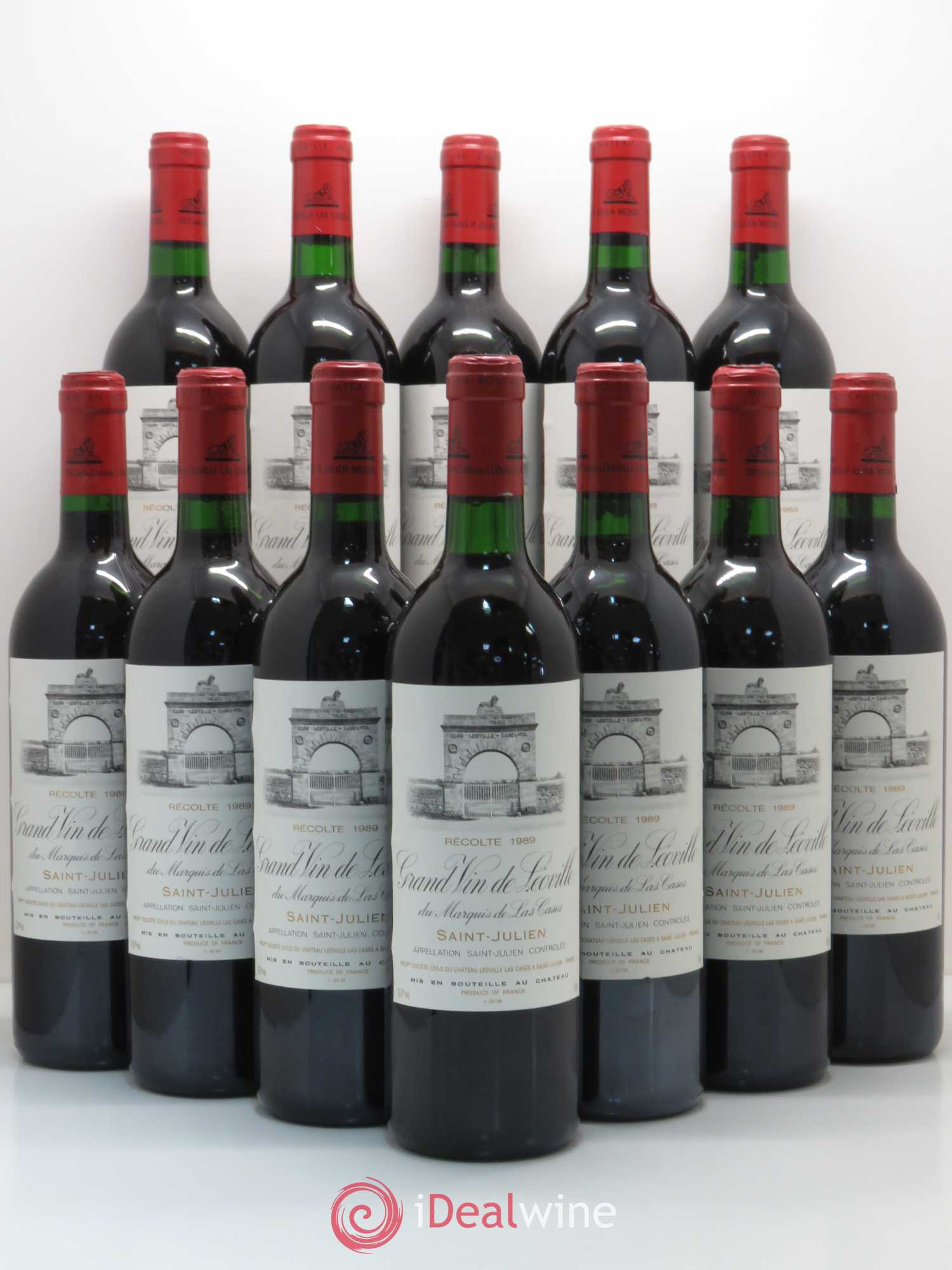 Château Léoville Las Cases 2ème Grand Cru Classé 1989 - Lot de 12 bouteilles - 0