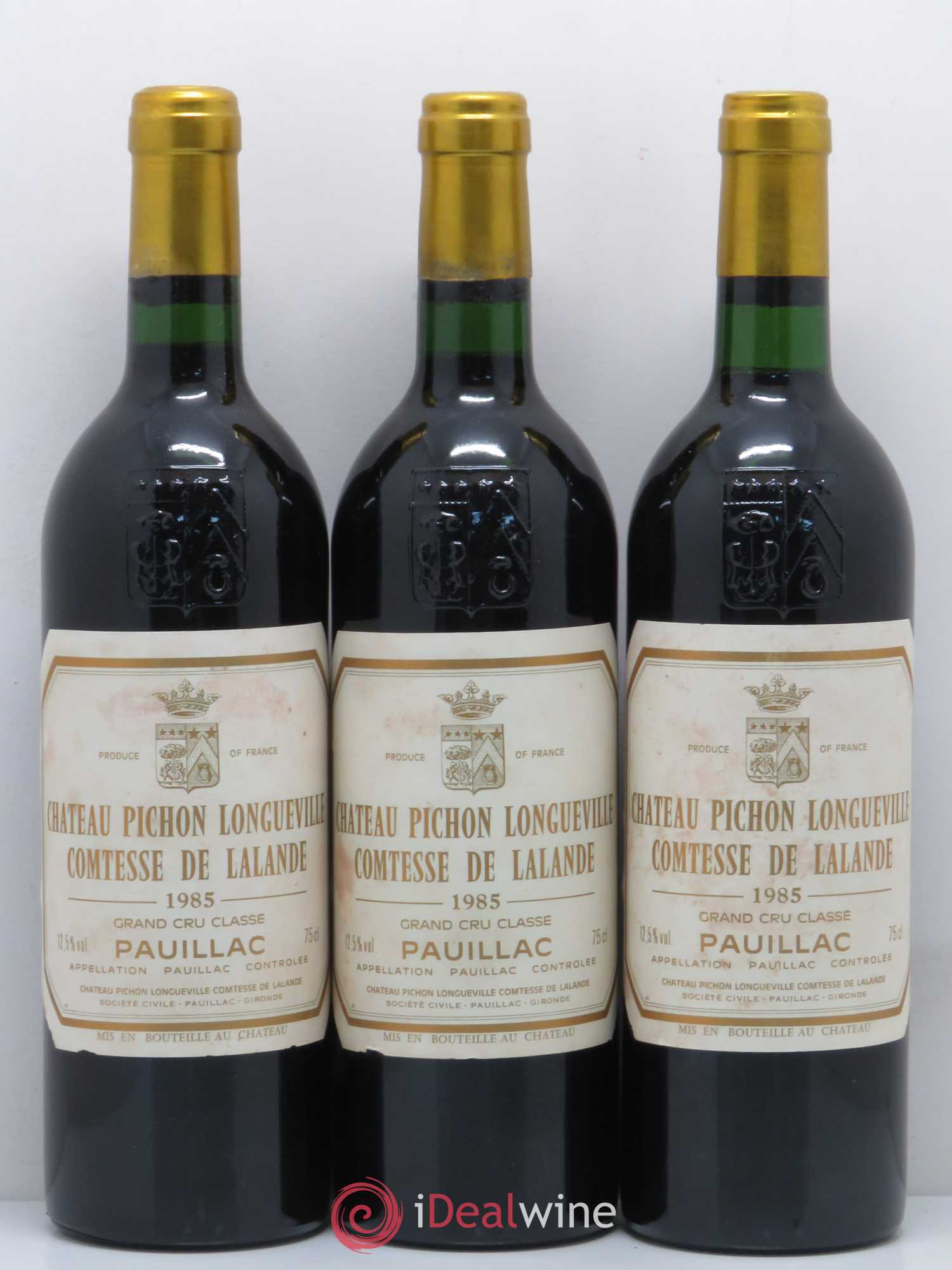 Château Pichon Longueville Comtesse de Lalande 2ème Grand Cru Classé 1985 - Lot de 12 bouteilles - 3