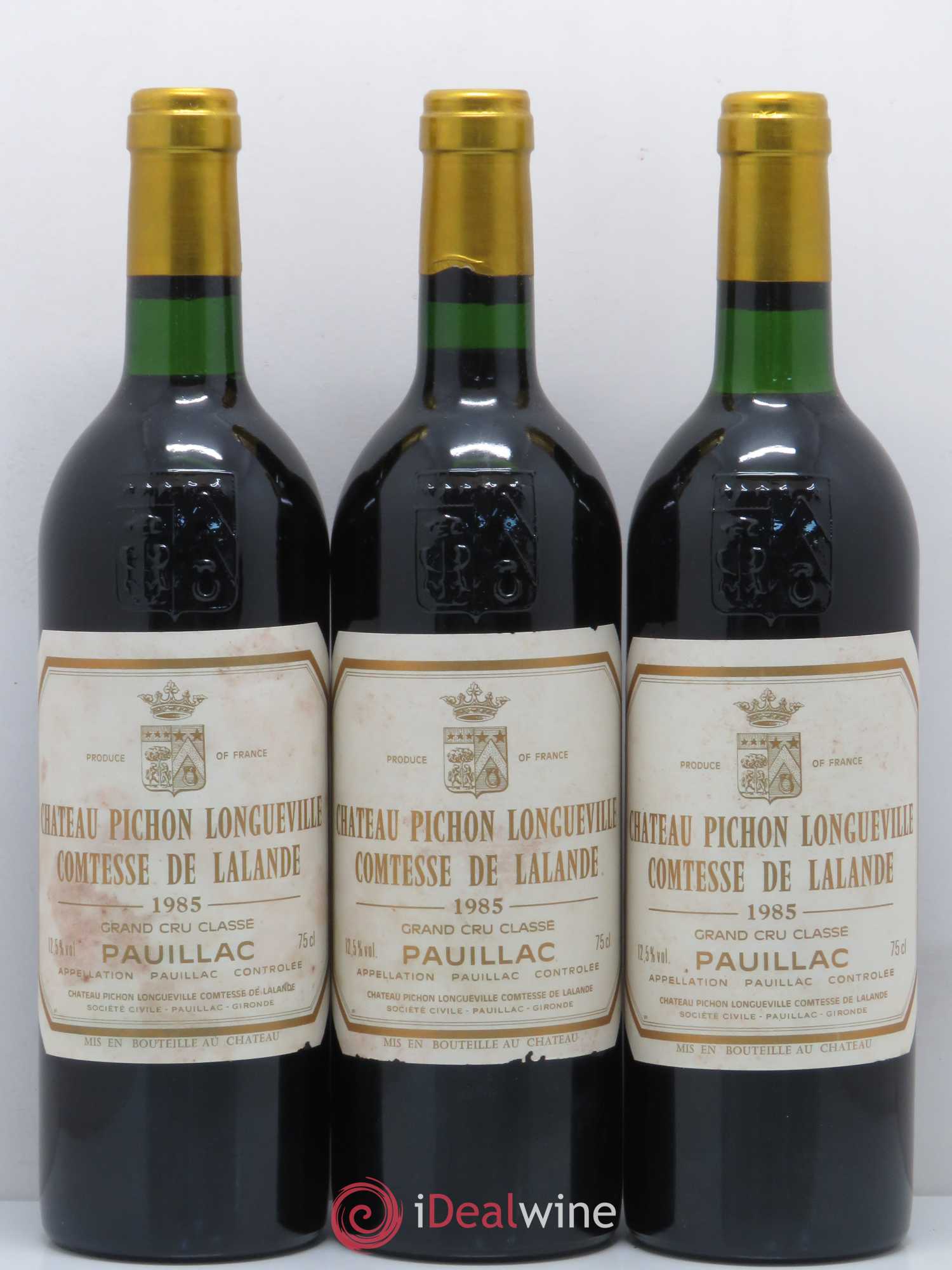 Château Pichon Longueville Comtesse de Lalande 2ème Grand Cru Classé 1985 - Lot de 12 bouteilles - 4