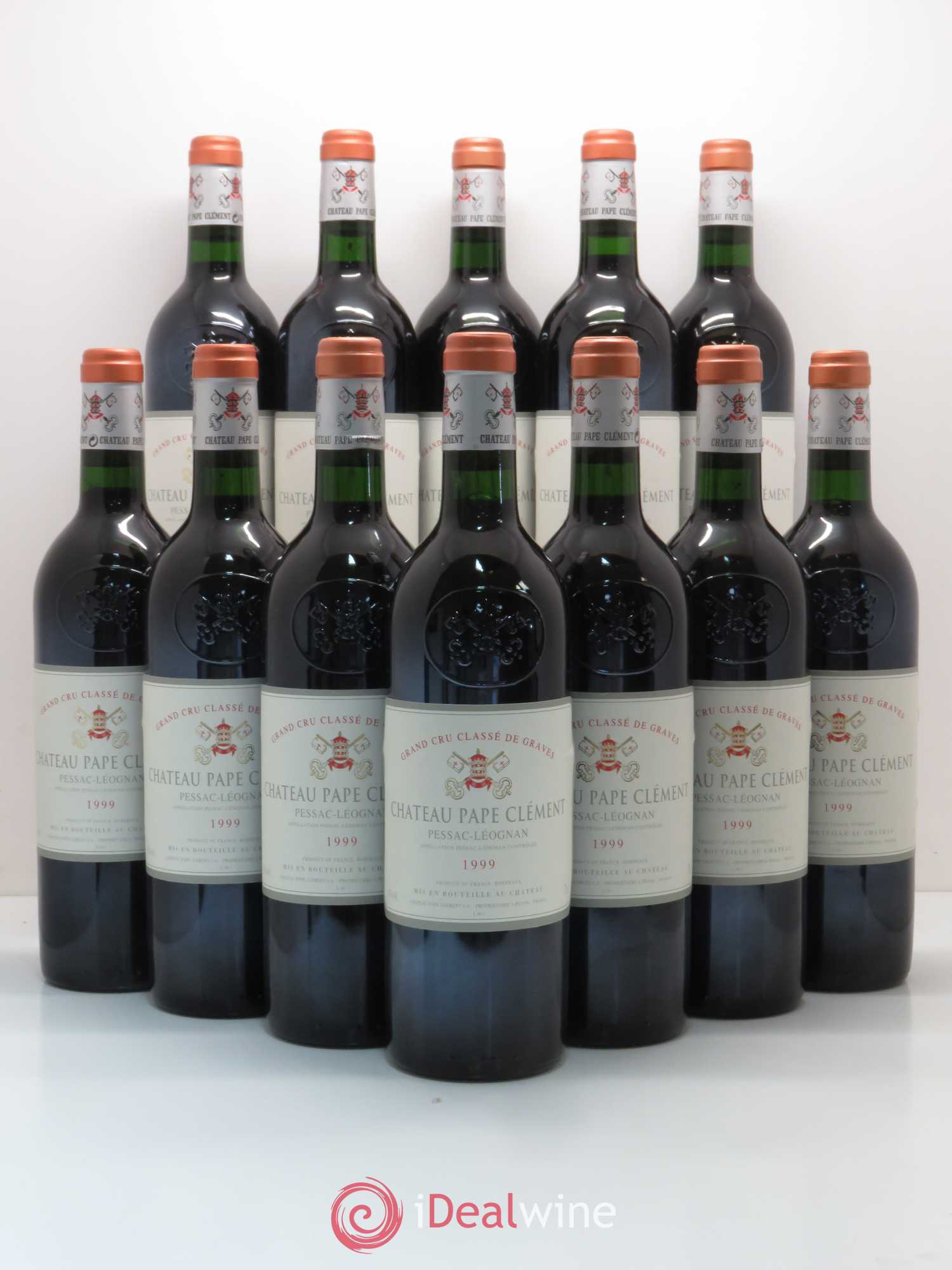 Château Pape Clément Cru Classé de Graves 1999 - Lot de 12 bouteilles - 0