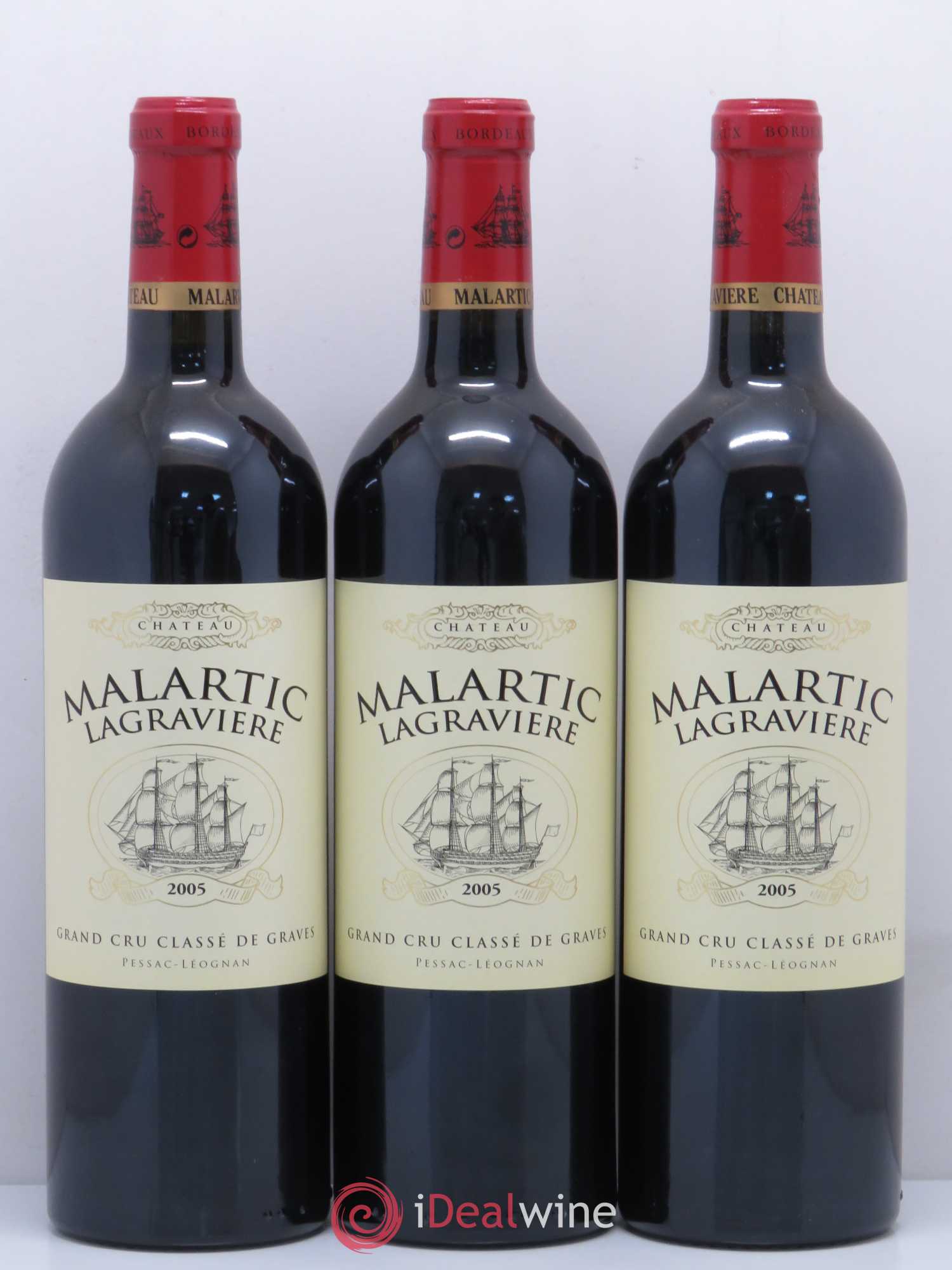 Château Malartic-Lagravière Cru Classé de Graves 2005 - Lot de 12 bouteilles - 1