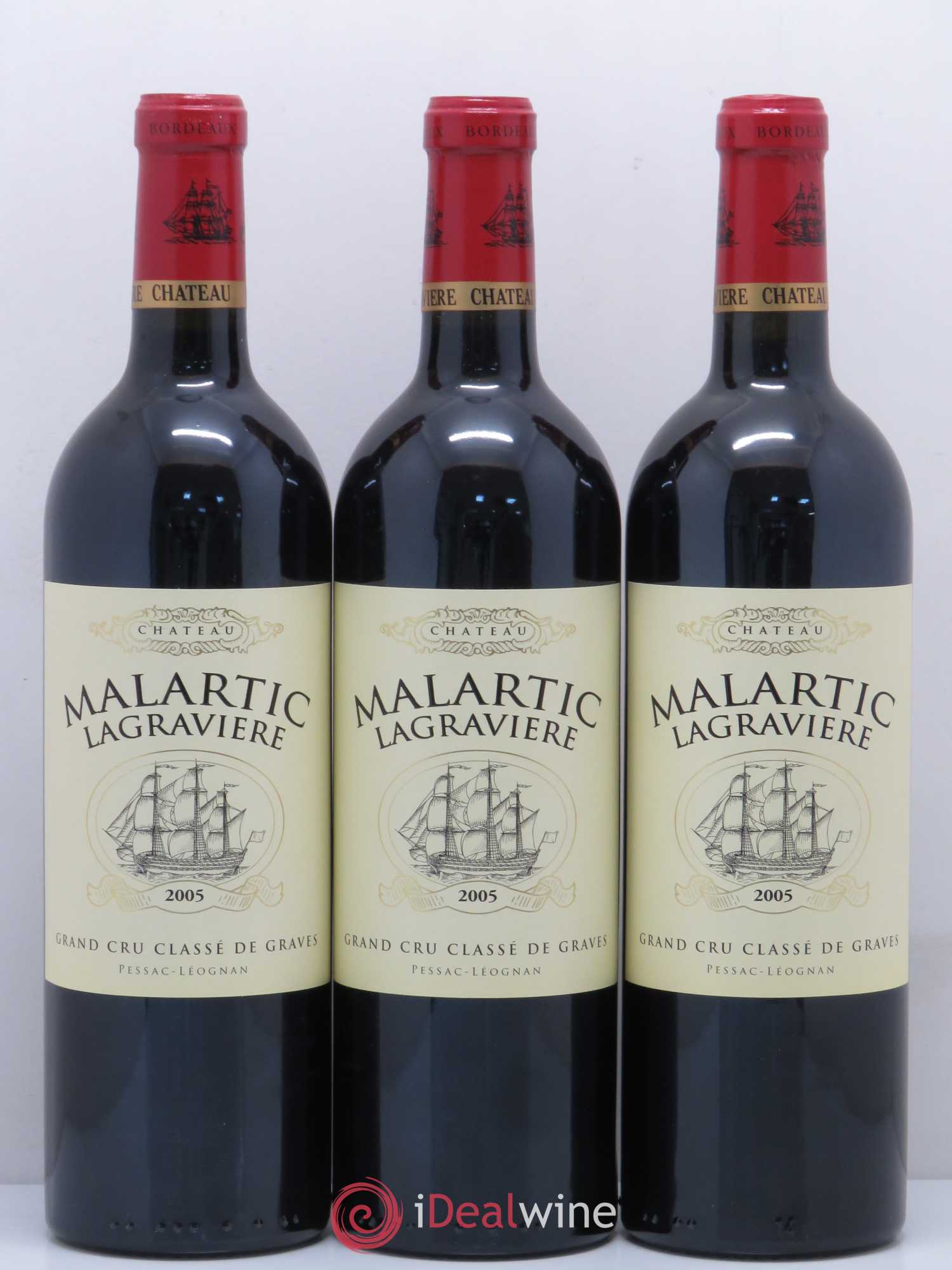 Château Malartic-Lagravière Cru Classé de Graves 2005 - Lot de 12 bouteilles - 2