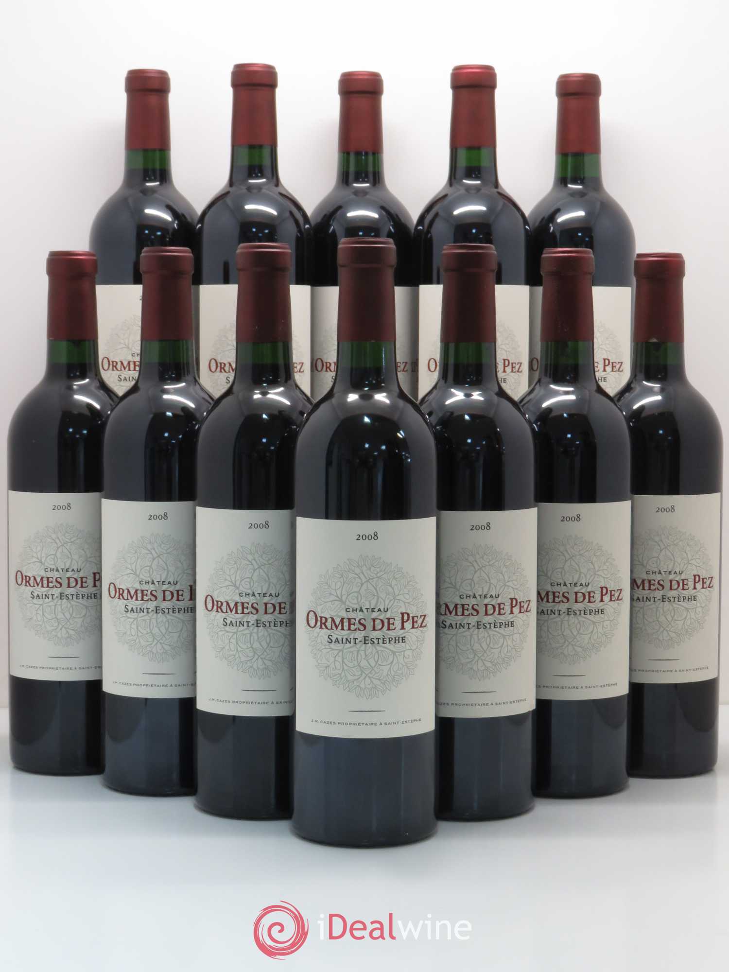 Château les Ormes de Pez 2008 - Lot de 12 bouteilles - 0