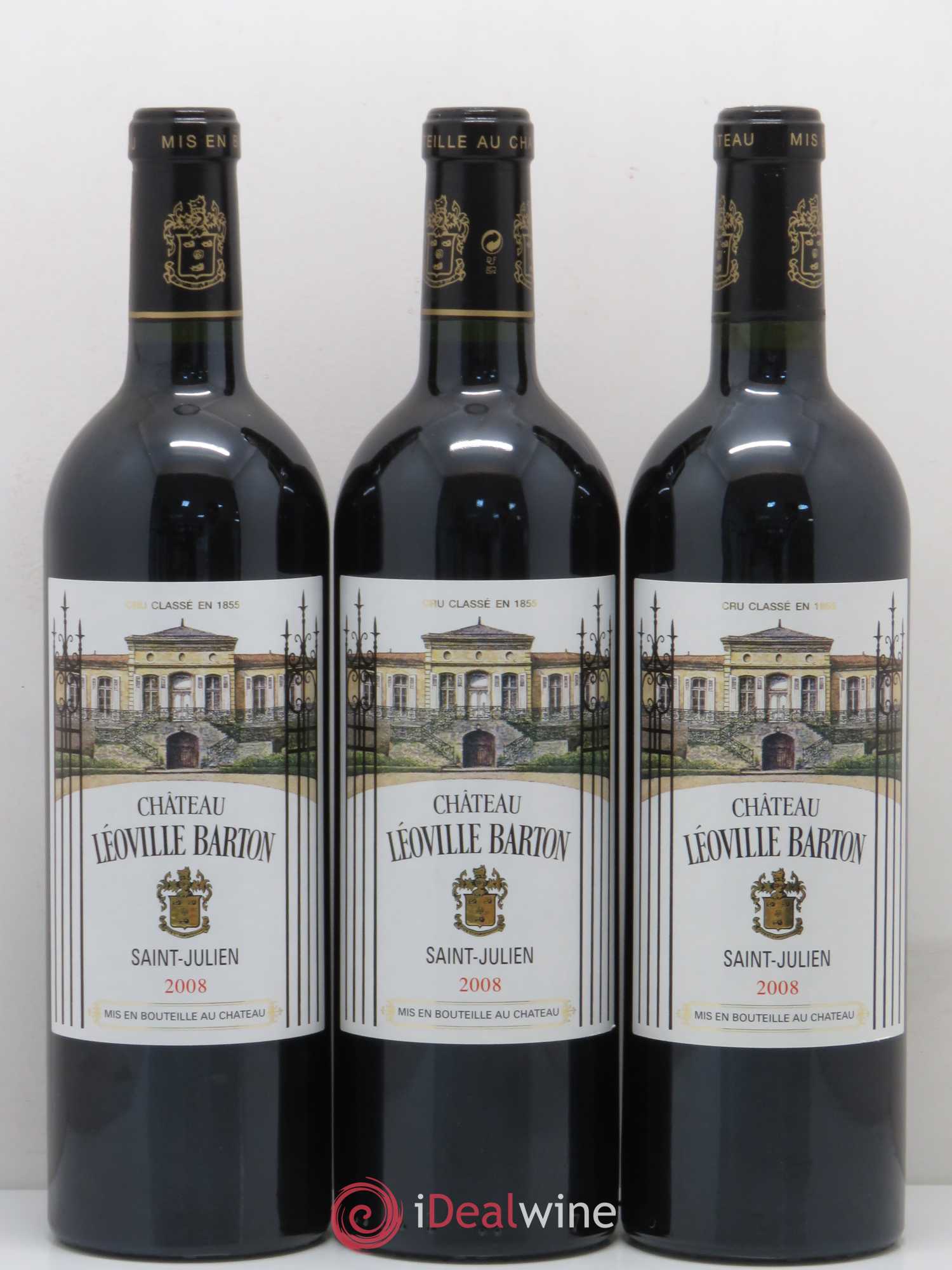 Château Léoville Barton 2ème Grand Cru Classé 2008 - Lot de 12 bouteilles - 2
