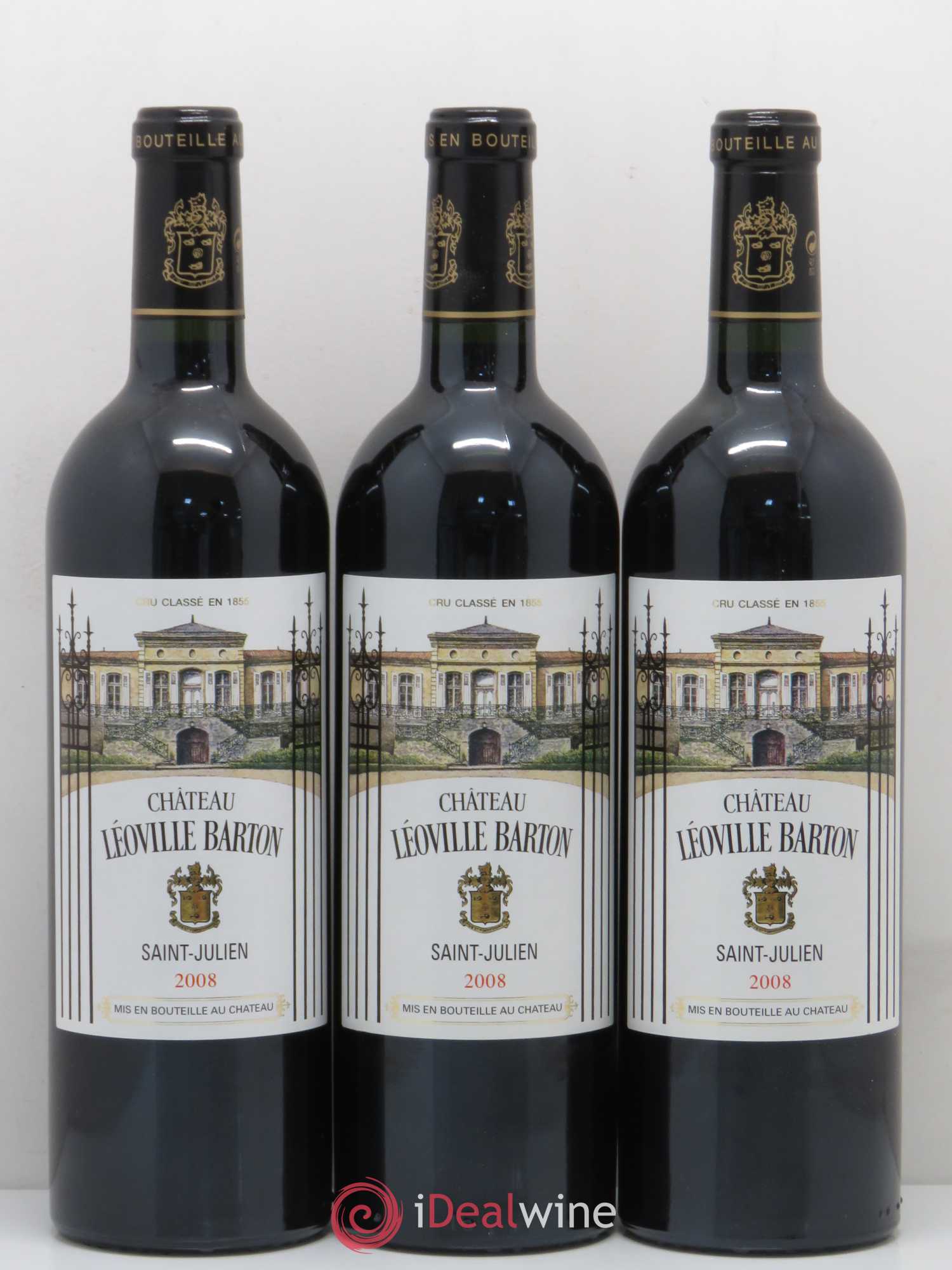 Château Léoville Barton 2ème Grand Cru Classé 2008 - Lot de 12 bouteilles - 3