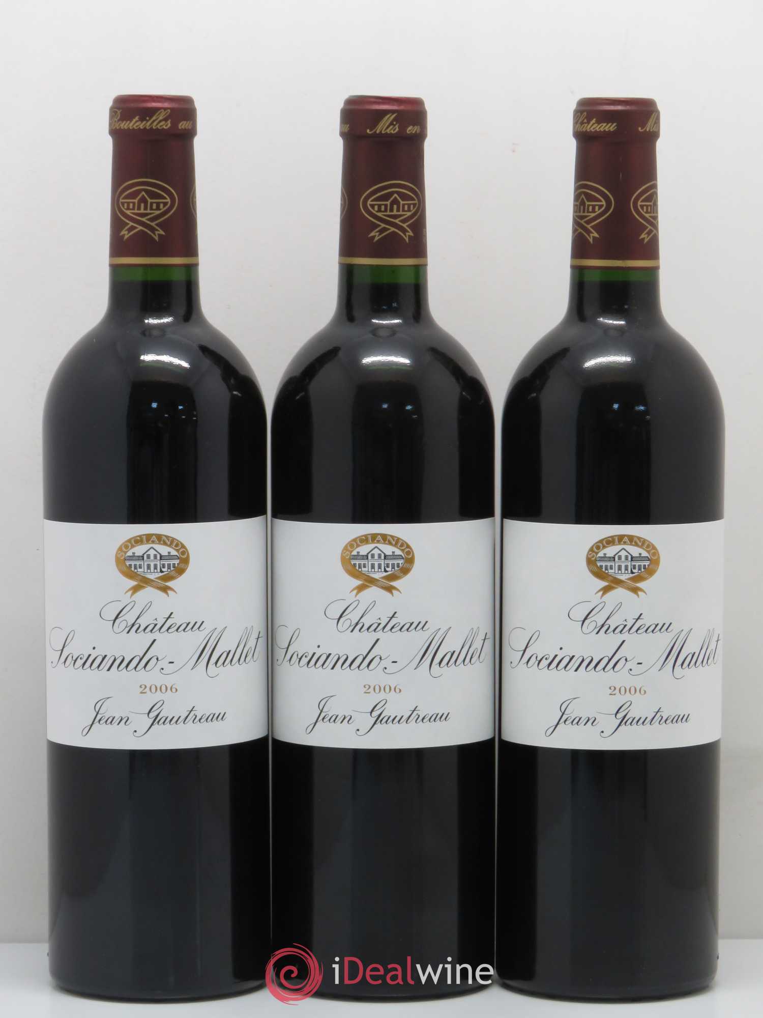 Château Sociando Mallet 2006 - Lot de 12 bouteilles - 2
