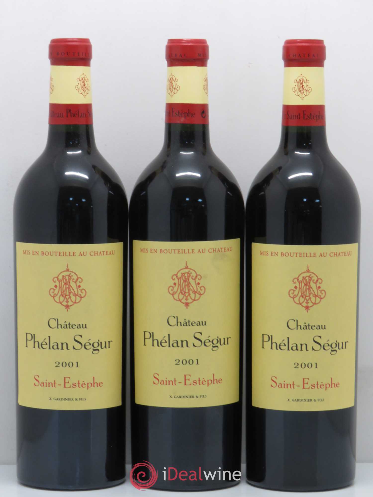 Château Phélan Ségur 2001 - Lot de 12 bouteilles - 1