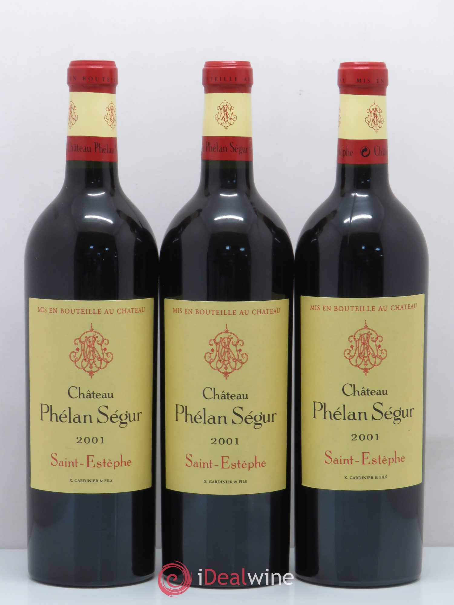 Château Phélan Ségur 2001 - Lot de 12 bouteilles - 2