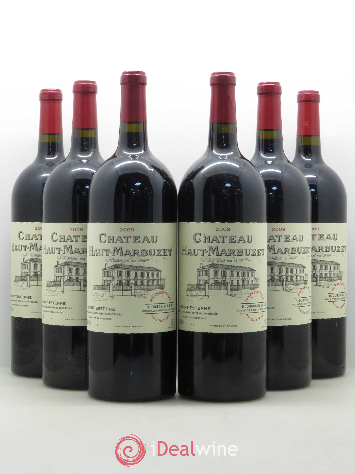 Château Haut Marbuzet 2009 - Lot de 6 magnums - 0