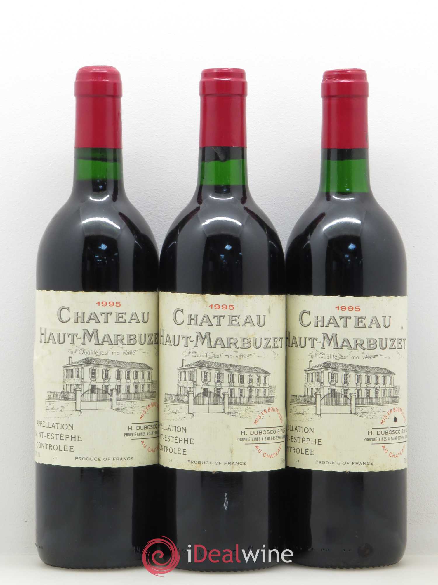 Château Haut Marbuzet 1995 - Lot de 12 bouteilles - 2