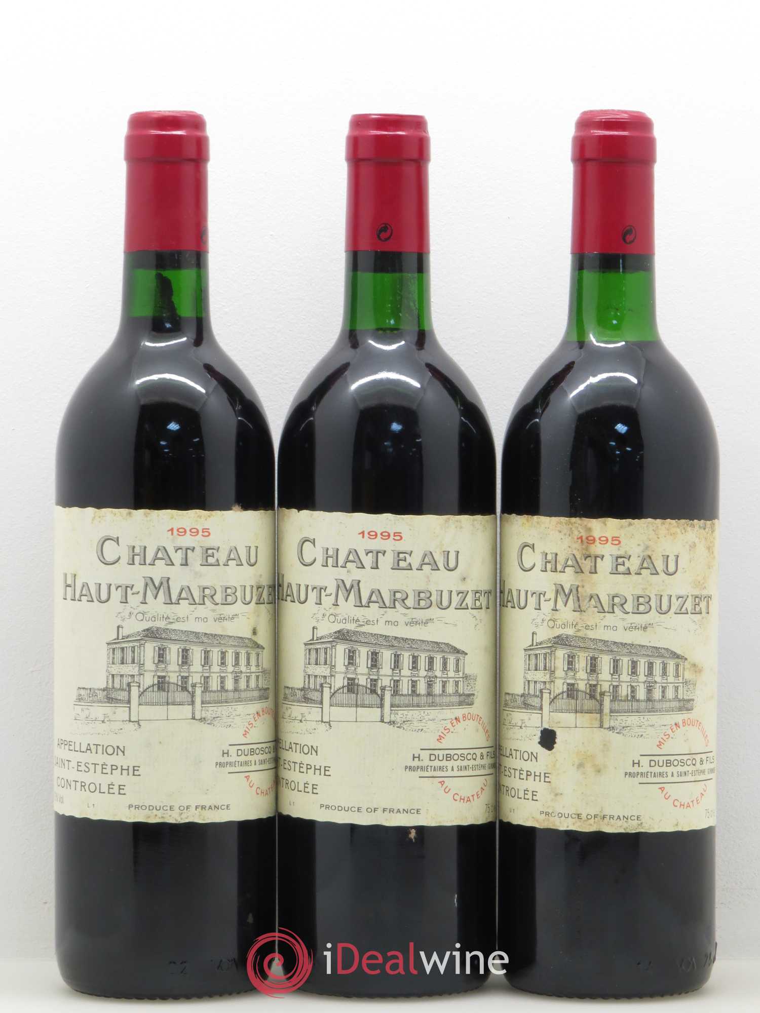 Château Haut Marbuzet 1995 - Lot de 12 bouteilles - 3