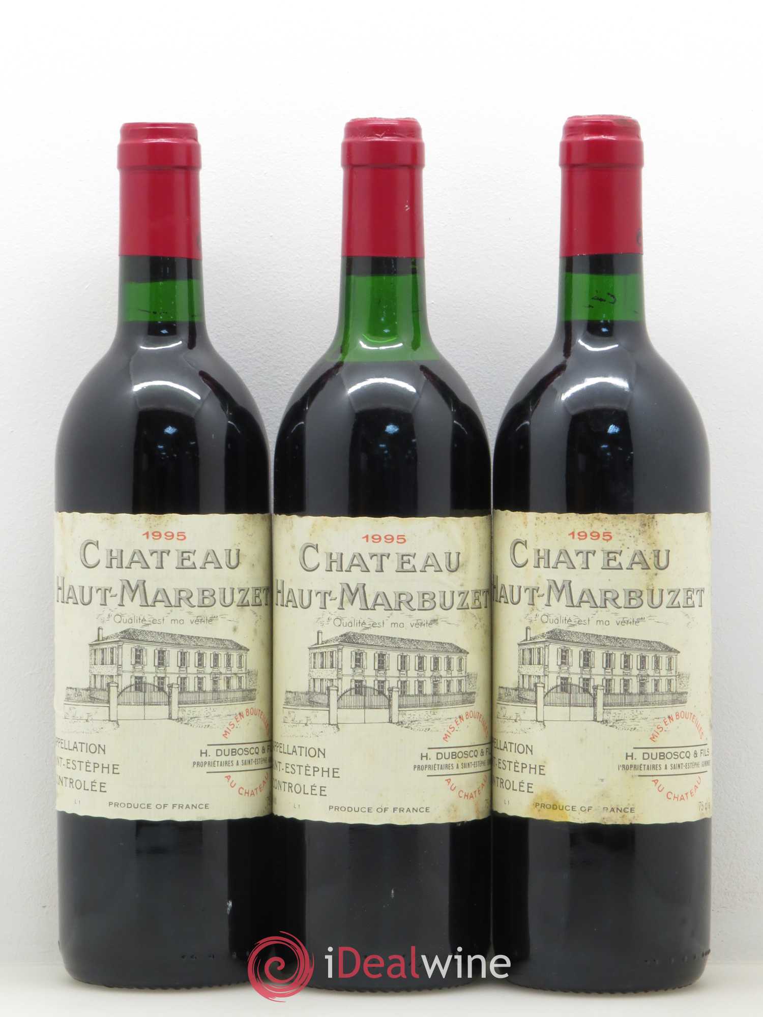 Château Haut Marbuzet 1995 - Lot de 12 bouteilles - 4