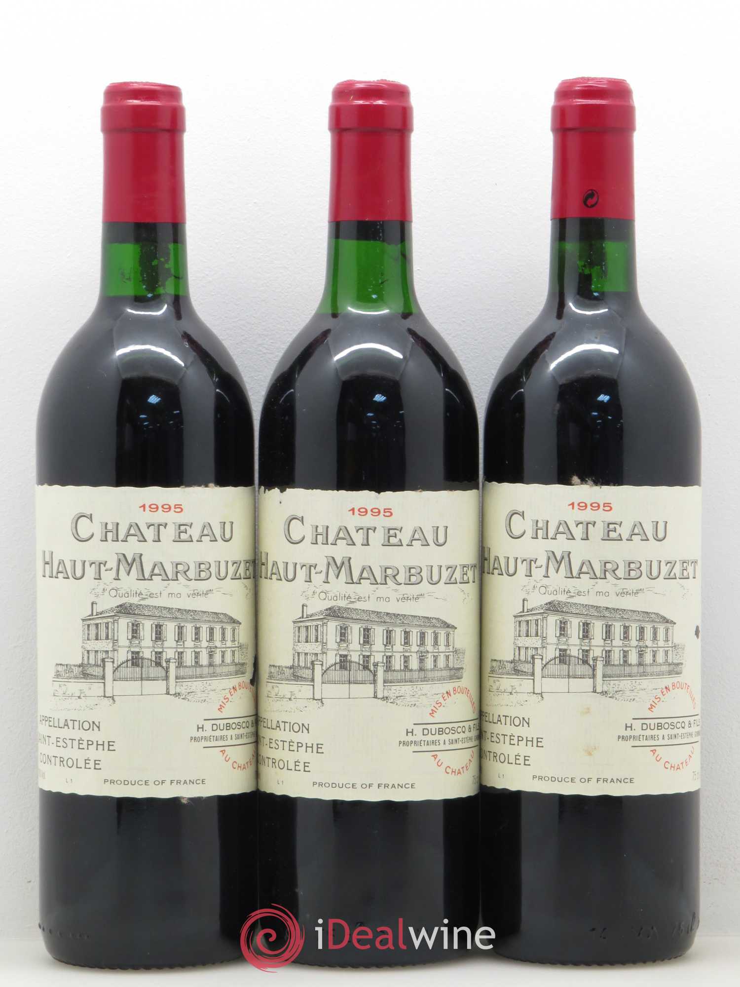 Château Haut Marbuzet 1995 - Lot de 12 bouteilles - 3
