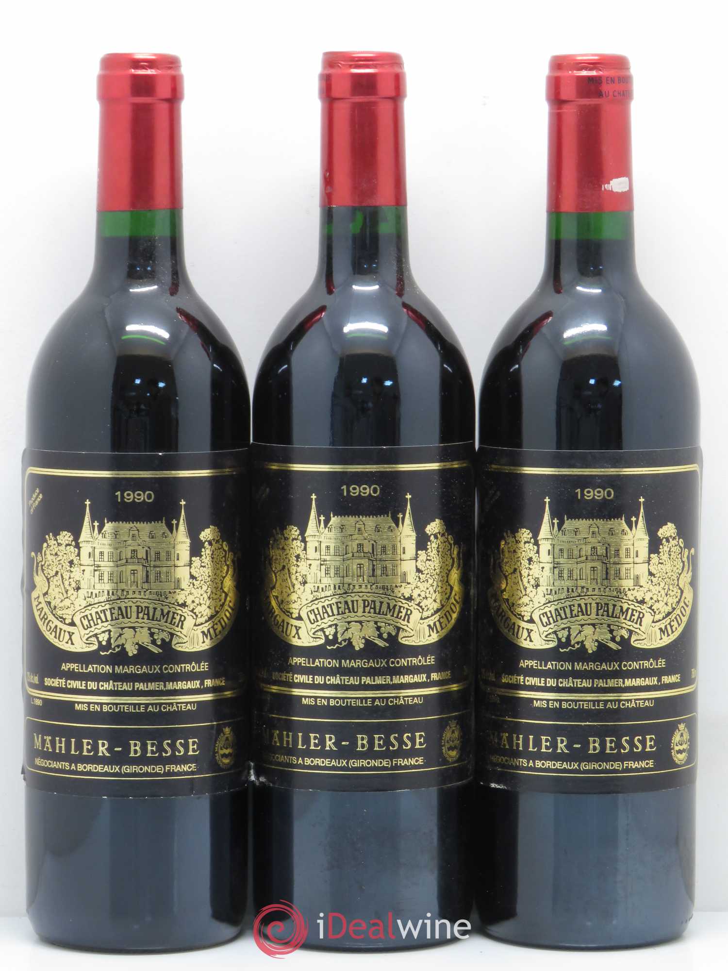 Château Palmer 3ème Grand Cru Classé 1990 - Lot de 12 bouteilles - 4