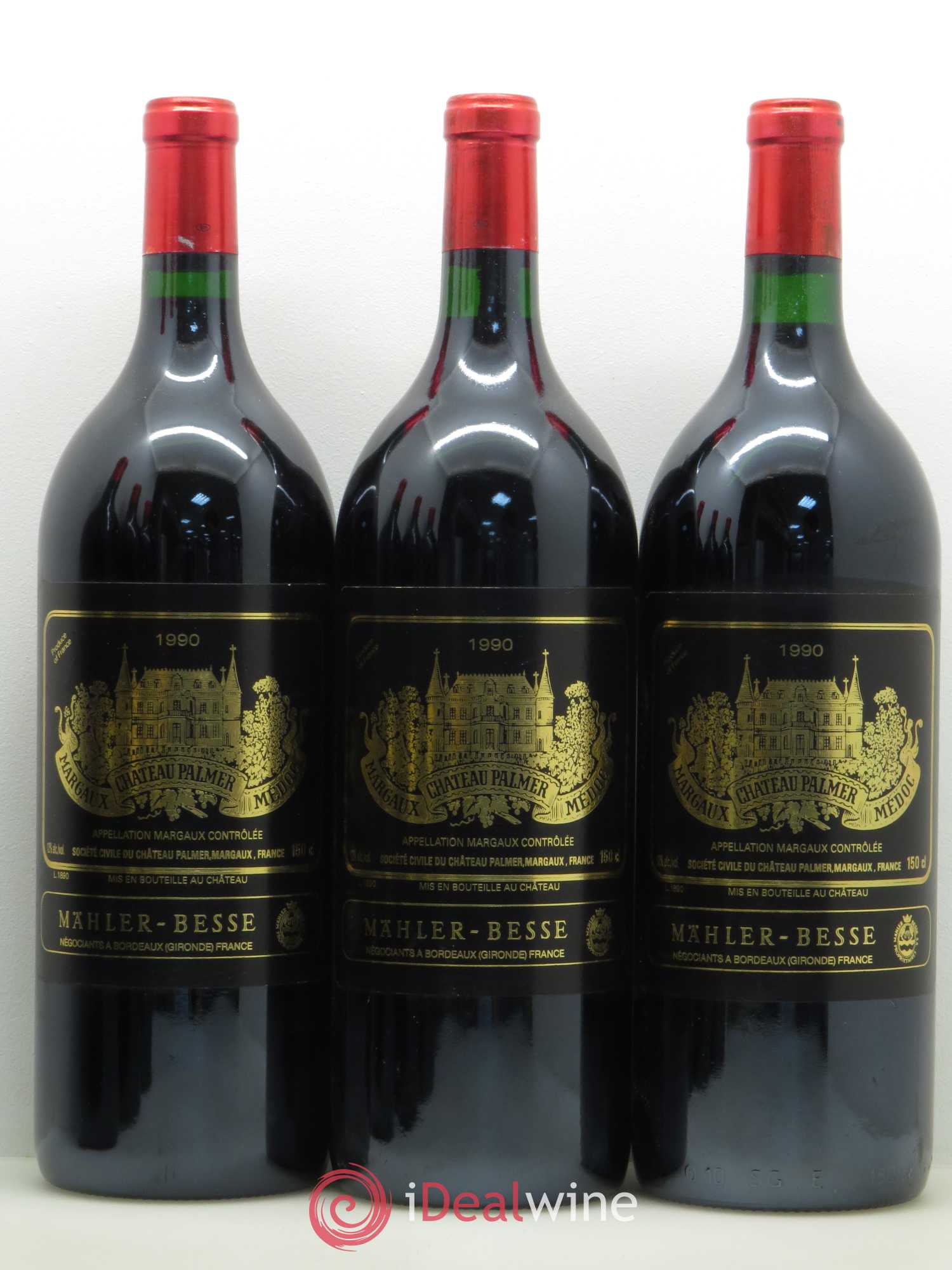 Château Palmer 3ème Grand Cru Classé 1990 - Lot de 6 magnums - 1