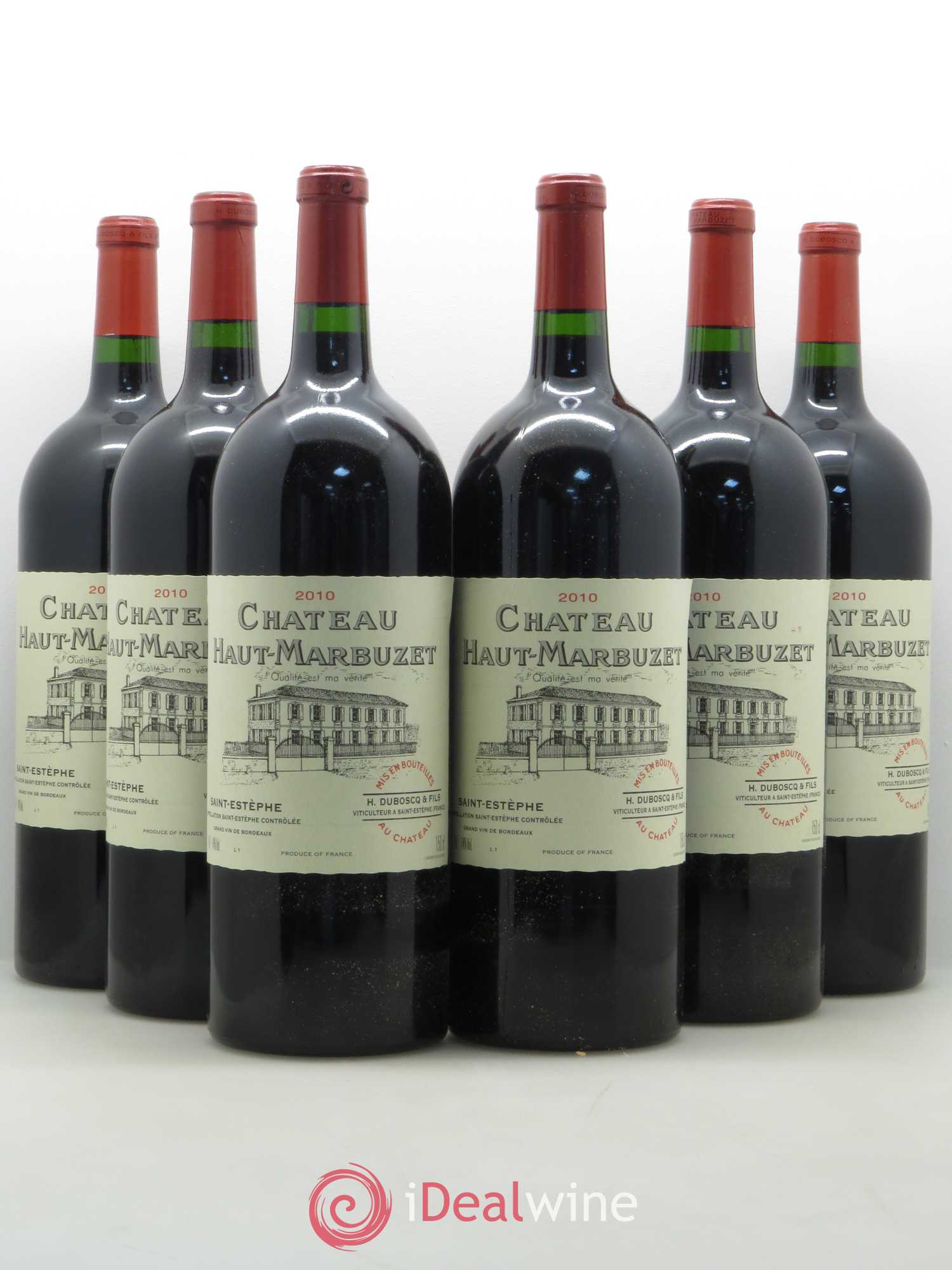 Château Haut Marbuzet 2010 - Lot de 6 magnums - 0