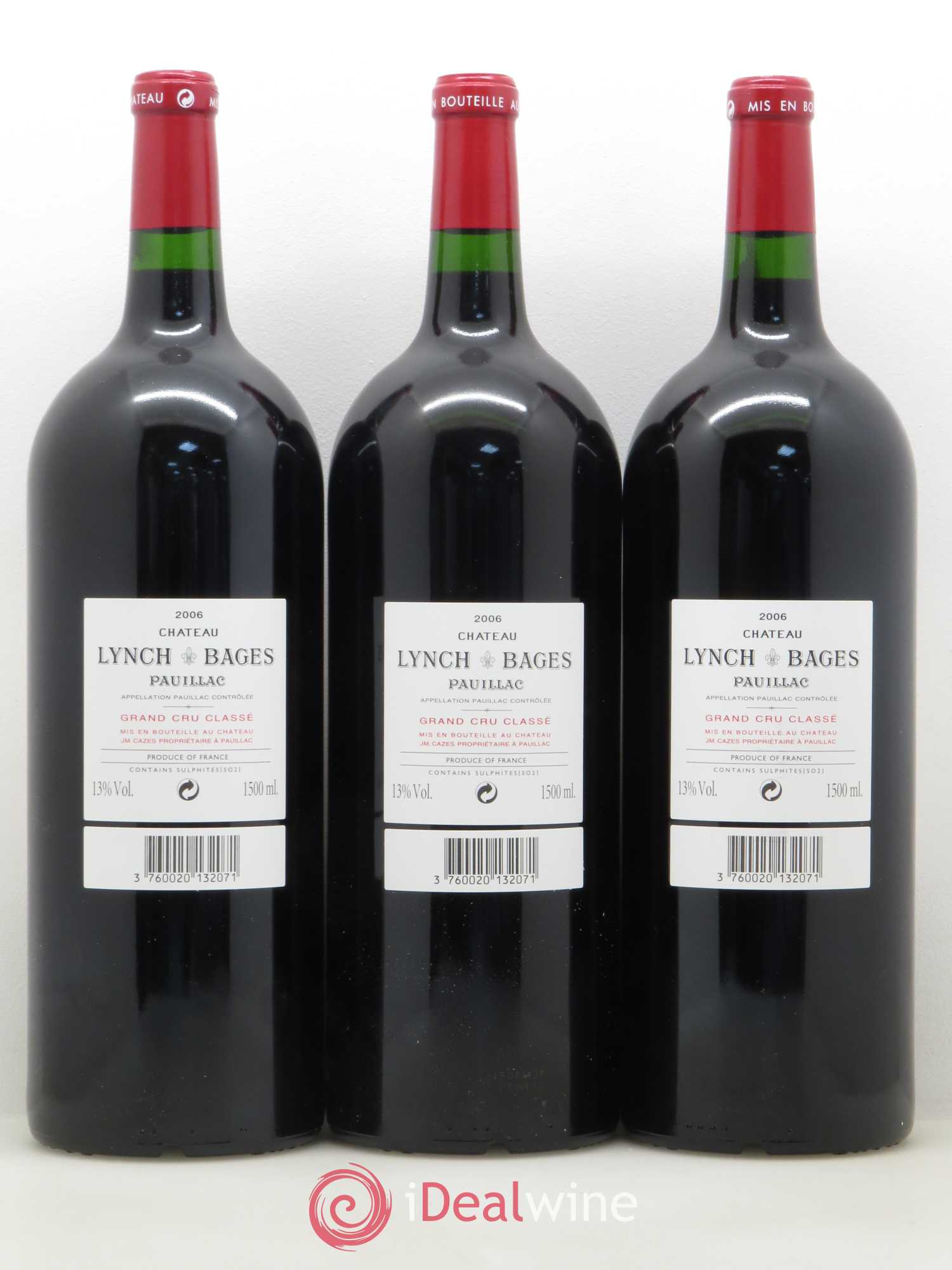Château Lynch Bages 5ème Grand Cru Classé 2006 - Lot de 6 magnums - 2