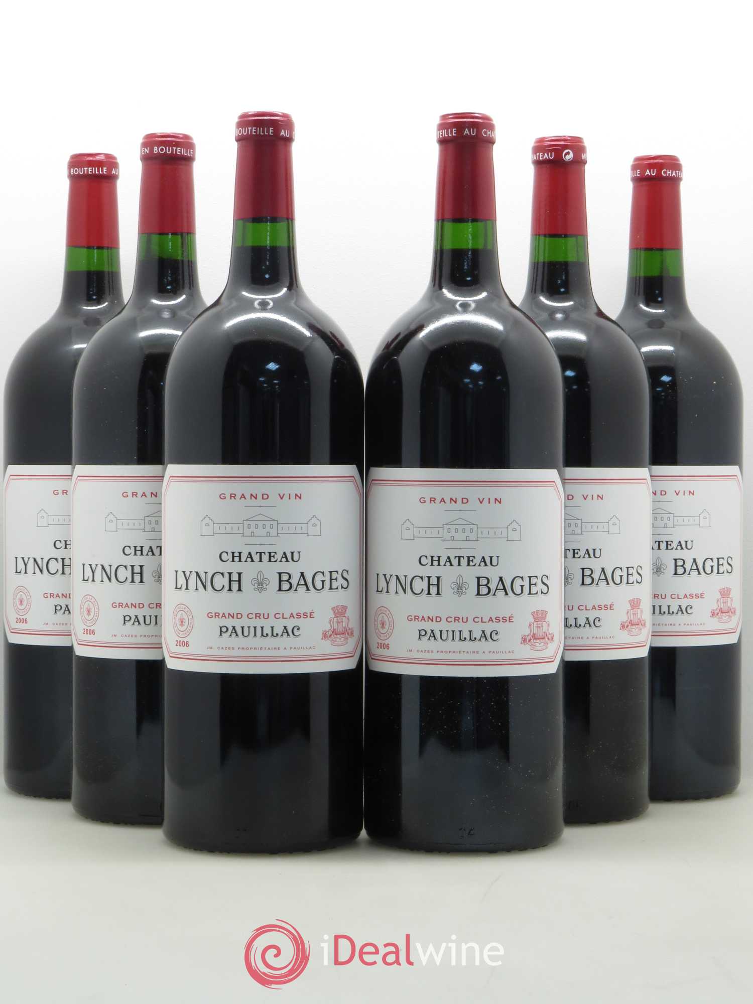 Château Lynch Bages 5ème Grand Cru Classé 2006 - Lot de 6 magnums - 0