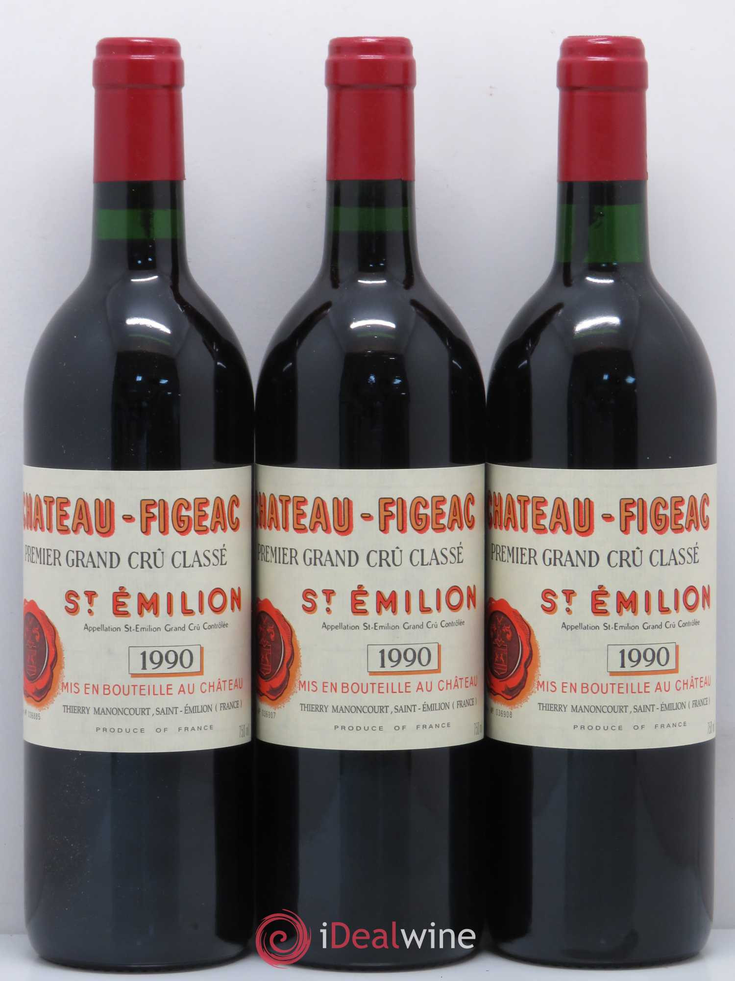 Château Figeac 1er Grand Cru Classé A 1990 - Lot de 11 bouteilles - 2