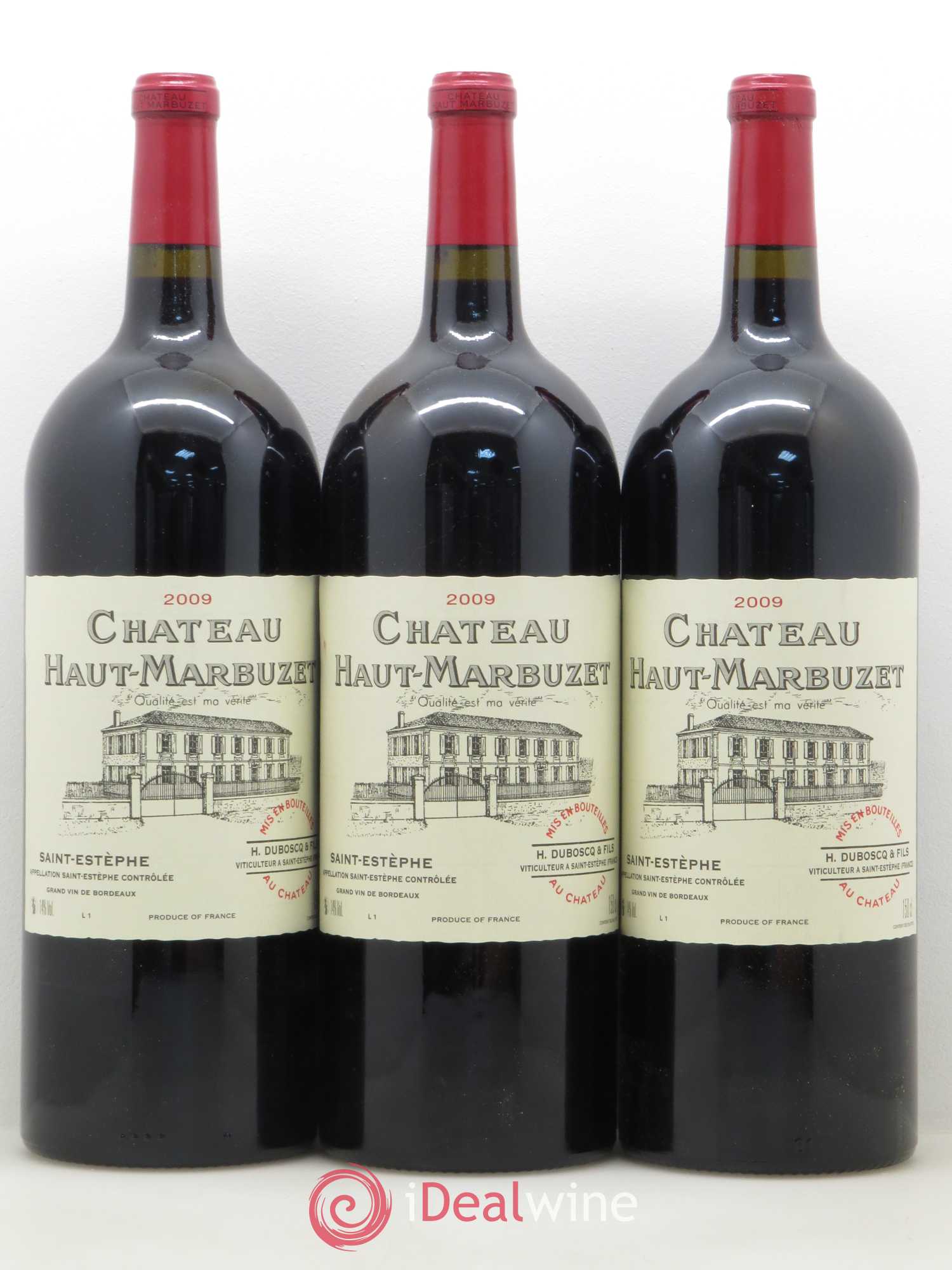 Château Haut Marbuzet 2009 - Lot de 6 magnums - 2