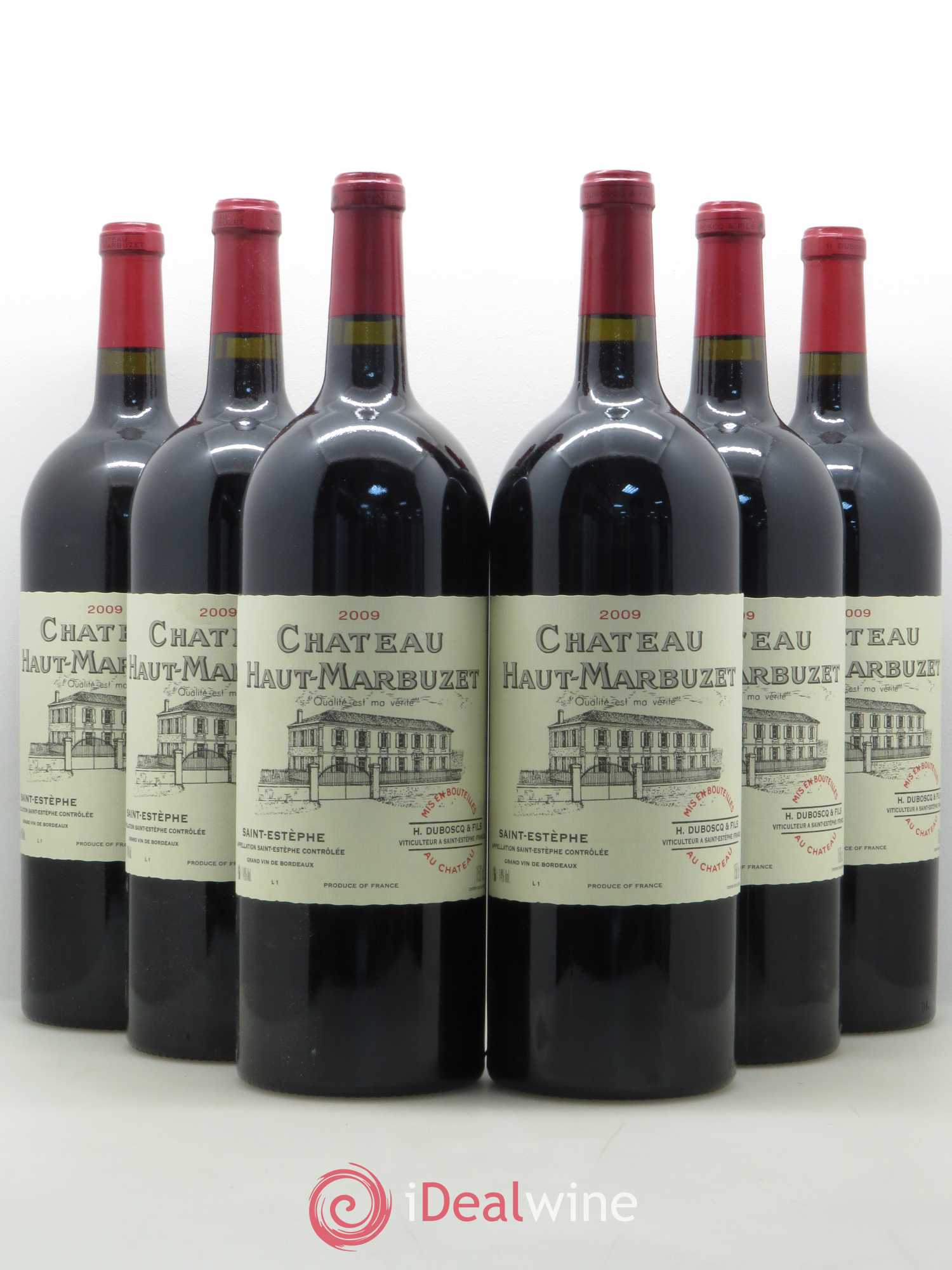 Château Haut Marbuzet 2009 - Lot de 6 magnums - 0