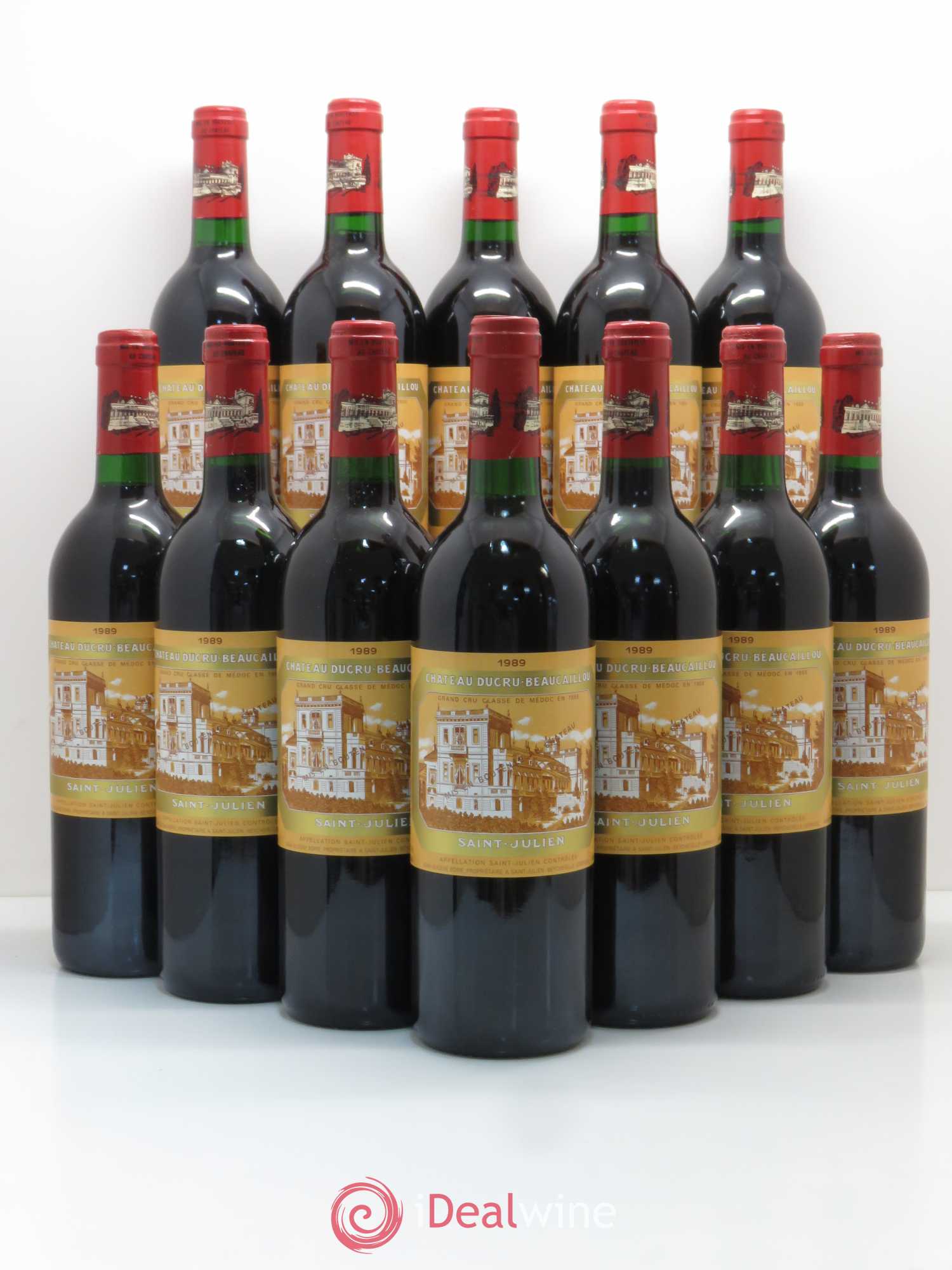 Château Ducru Beaucaillou 2ème Grand Cru Classé 1989 - Lot de 12 bouteilles - 0