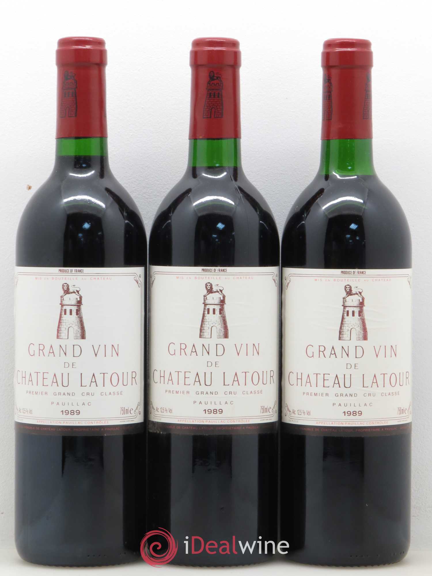 Château Latour 1er Grand Cru Classé 1989 - Lot de 12 bouteilles - 3