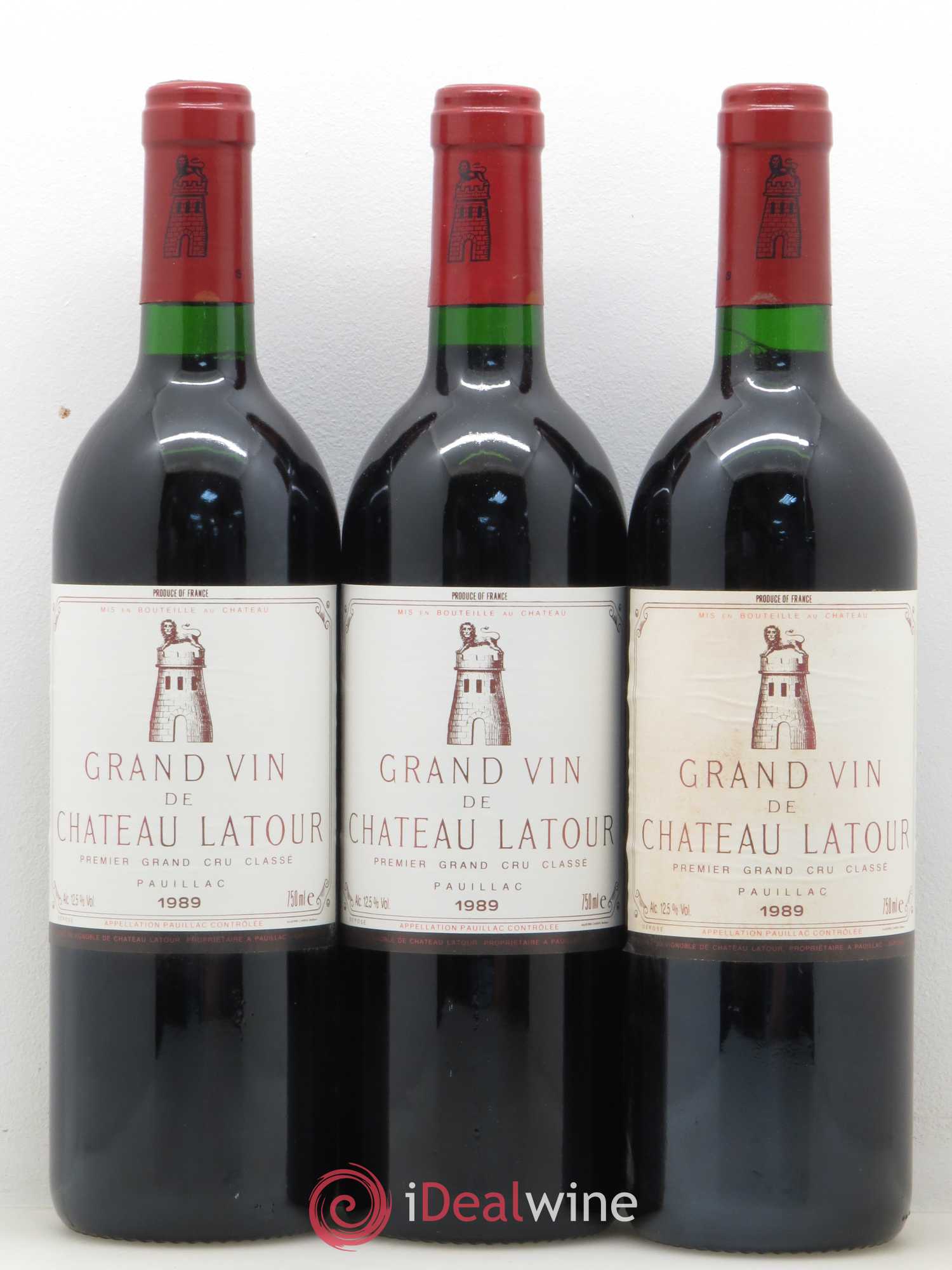 Château Latour 1er Grand Cru Classé 1989 - Lot de 12 bouteilles - 4