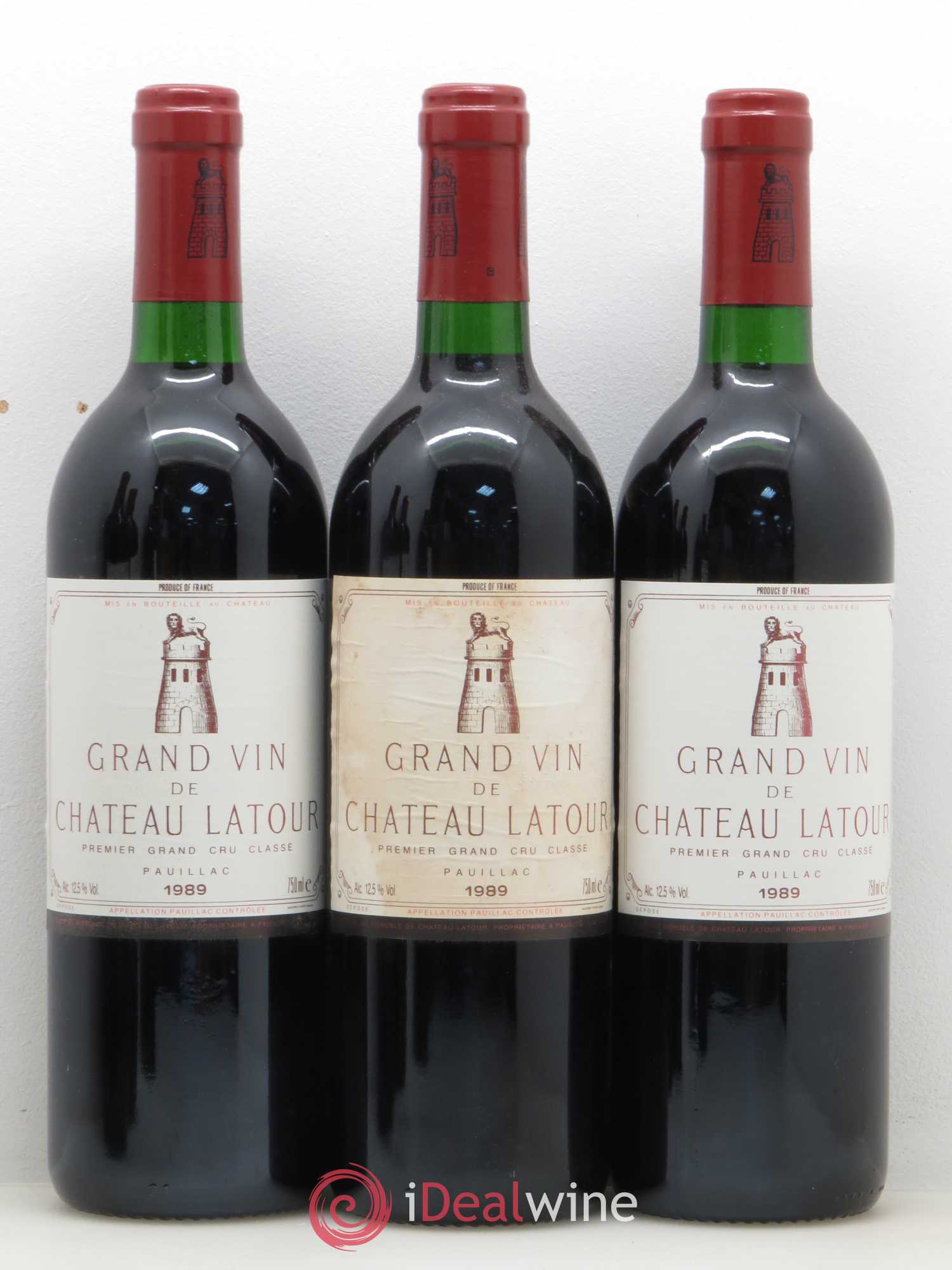 Château Latour 1er Grand Cru Classé 1989 - Lot de 6 bouteilles - 1