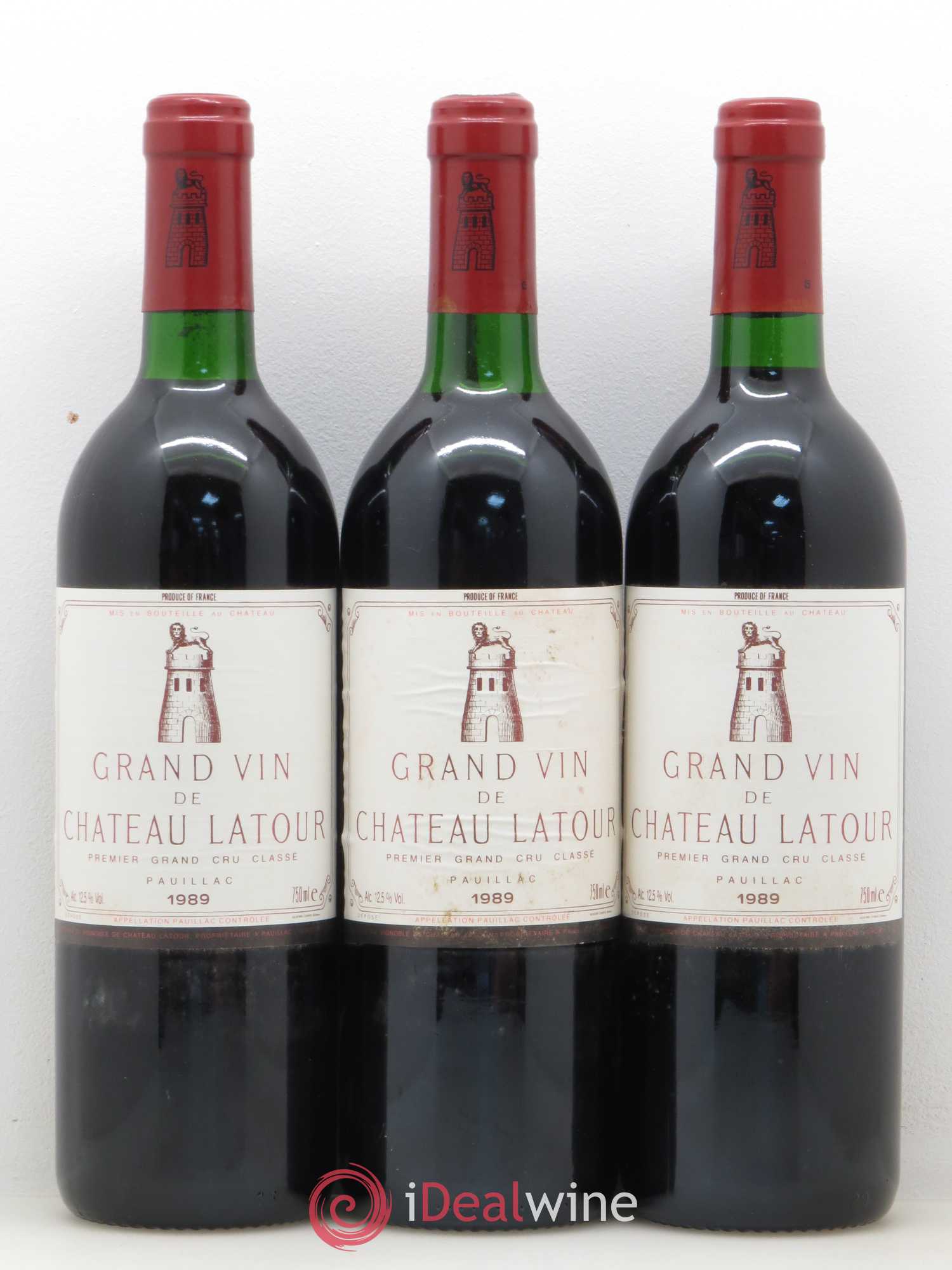 Château Latour 1er Grand Cru Classé 1989 - Lot de 6 bouteilles - 2