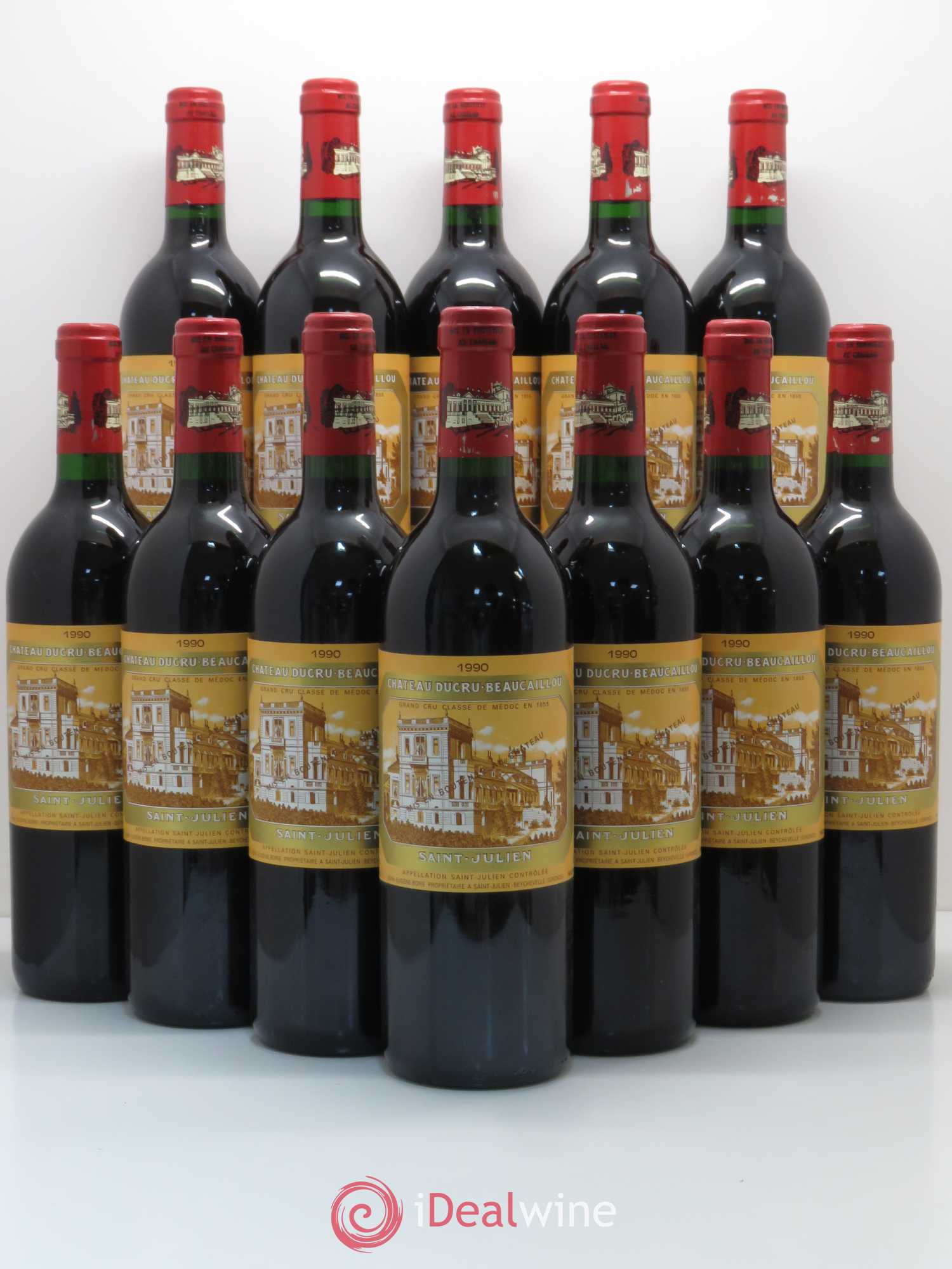 Château Ducru Beaucaillou 2ème Grand Cru Classé 1990 - Lot de 12 bouteilles - 0