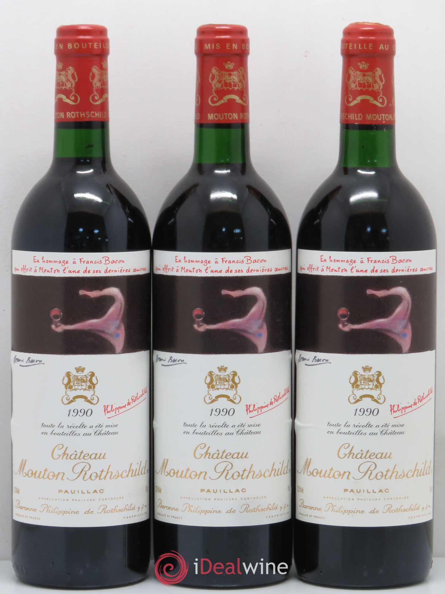 Château Mouton Rothschild 1er Grand Cru Classé 1990 - Lot de 12 bouteilles - 7