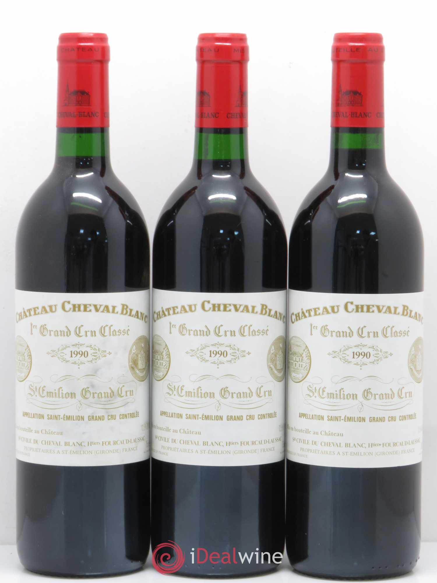 Château Cheval Blanc 1er Grand Cru Classé A 1990 - Lot de 12 bouteilles - 2