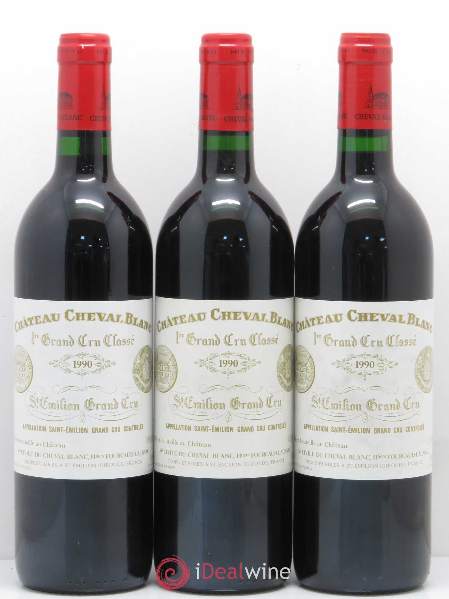 Château Cheval Blanc 1er Grand Cru Classé A 1990 - Lot de 12 bouteilles - 4