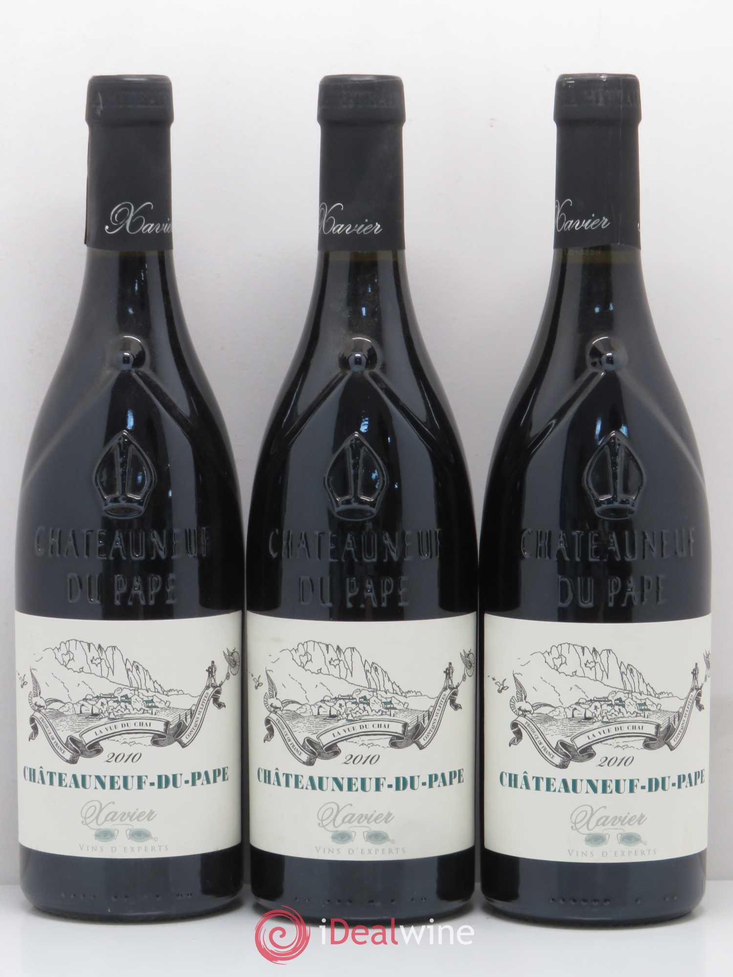 Châteauneuf-du-Pape Xavier Vins d'Experts 2010 - Lot de 3 bouteilles - 0