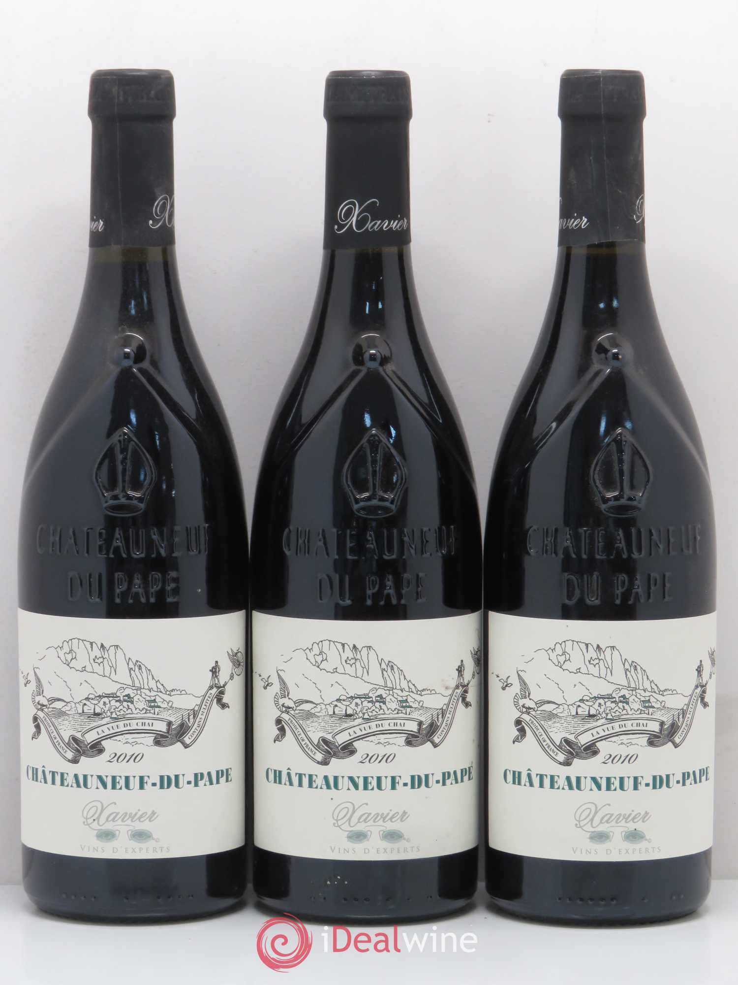 Châteauneuf-du-Pape Xavier Vins d'Experts 2010 - Lot de 3 bouteilles - 0