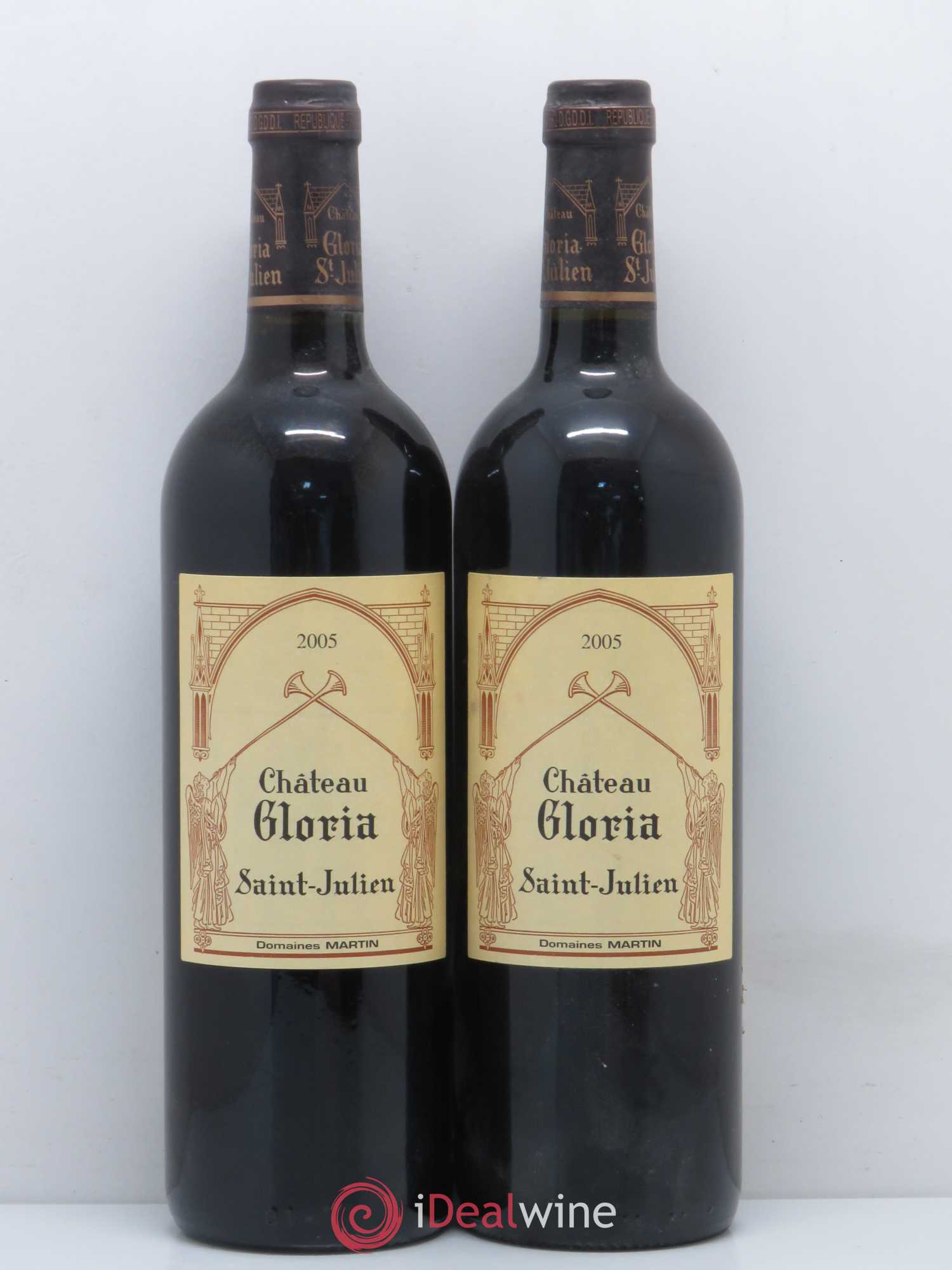 Château Gloria 2005 - Lot de 2 bouteilles - 0