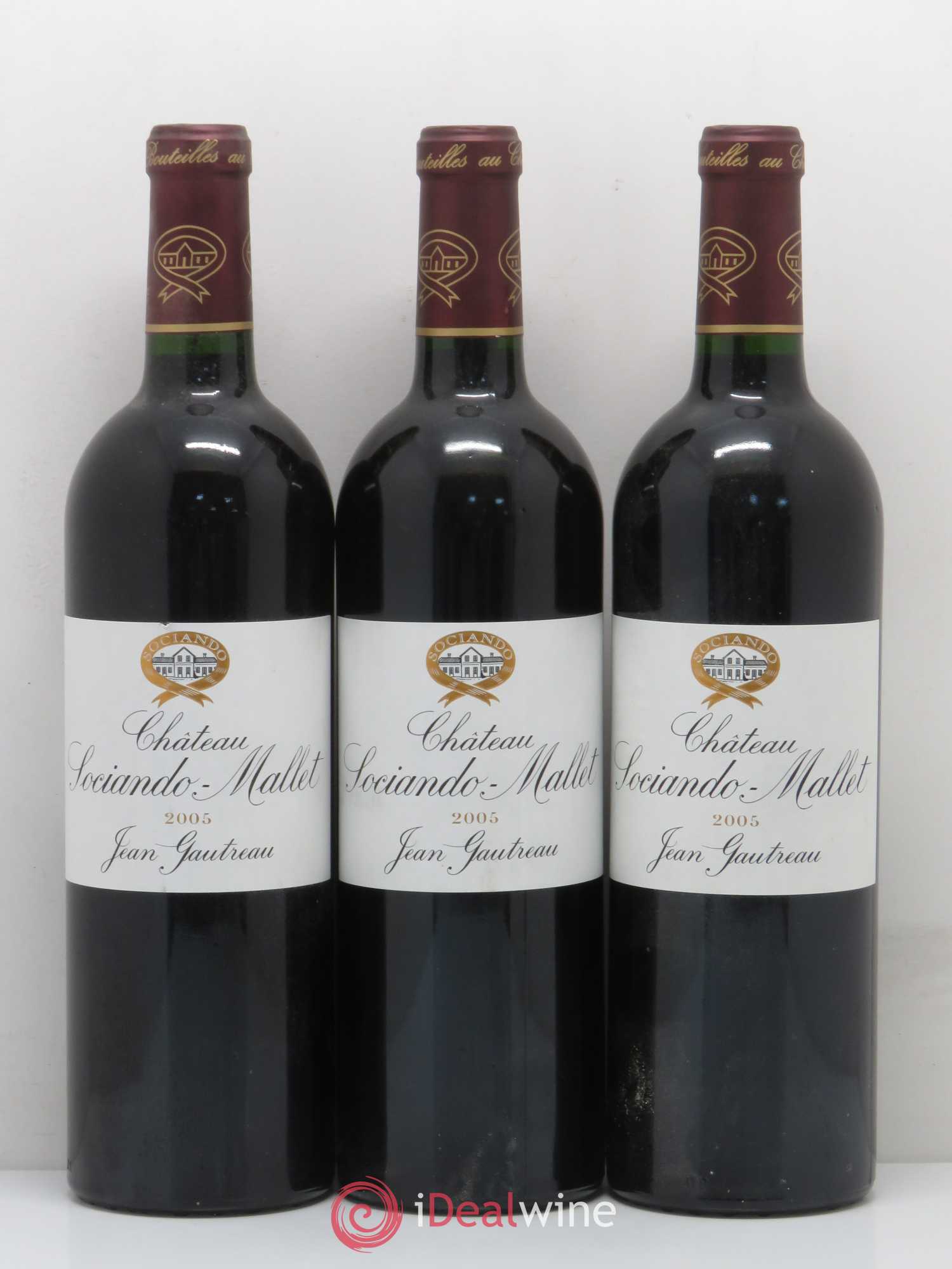 Château Sociando Mallet 2005 - Lot de 12 bouteilles - 2