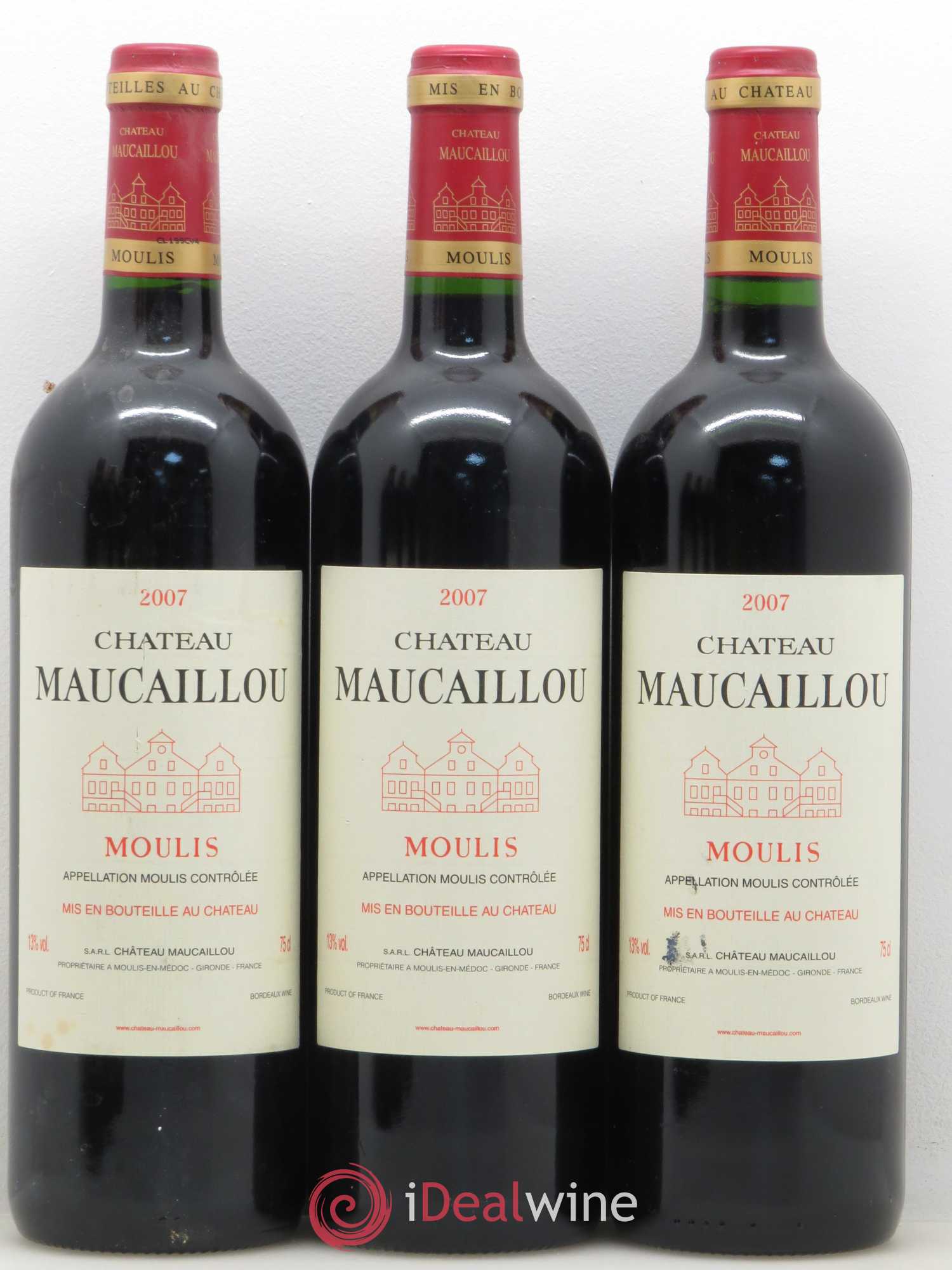 Château Maucaillou 2007 - Lot de 6 bouteilles - 1