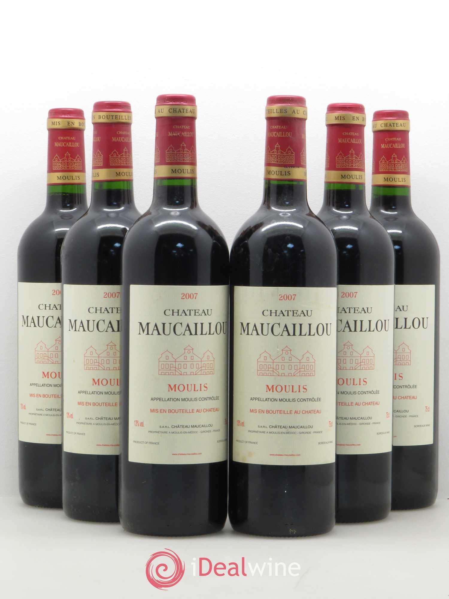 Château Maucaillou 2007 - Lot de 6 bouteilles - 0